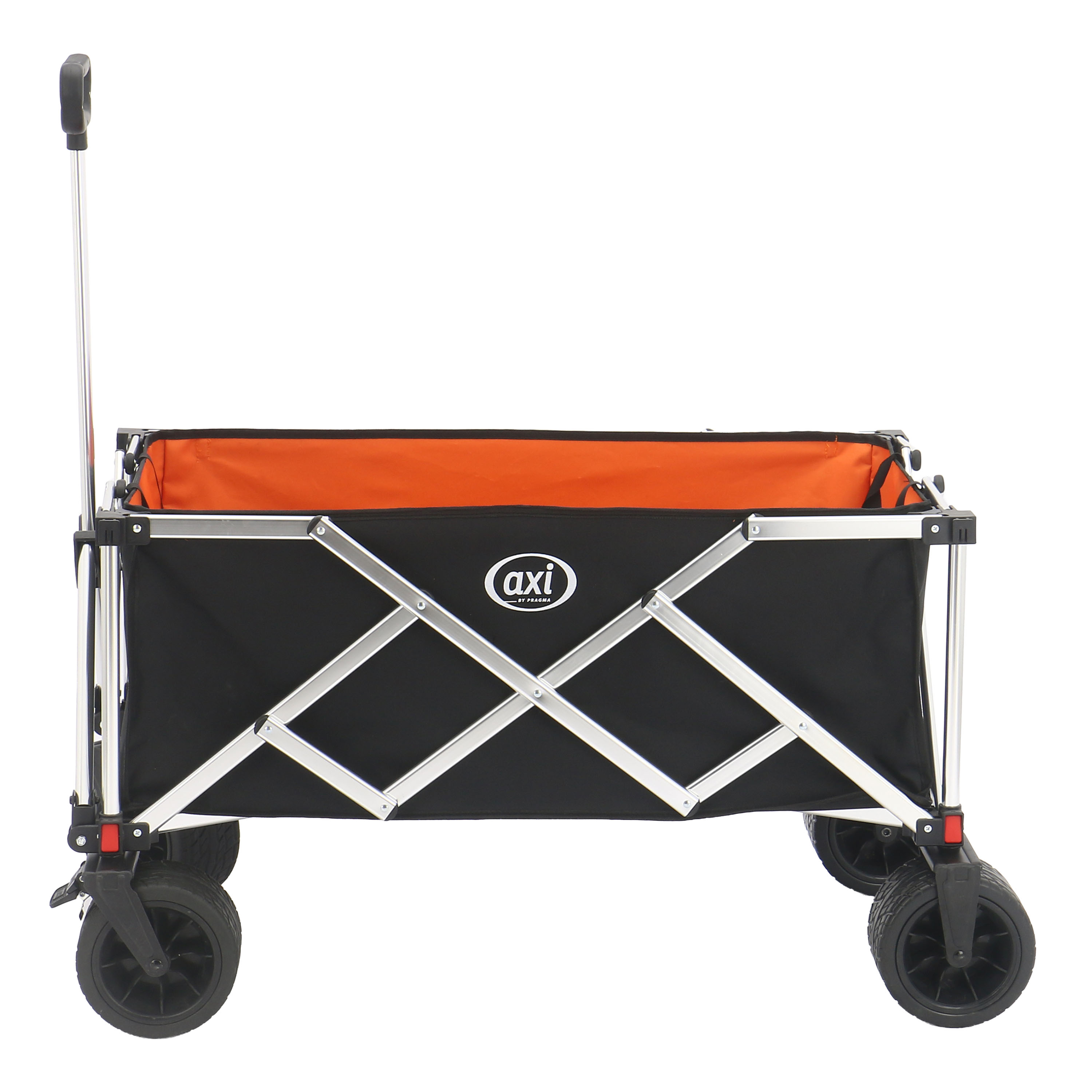 AXI SB151 Foldable Beach Wagon Aluminium - Black/Orange