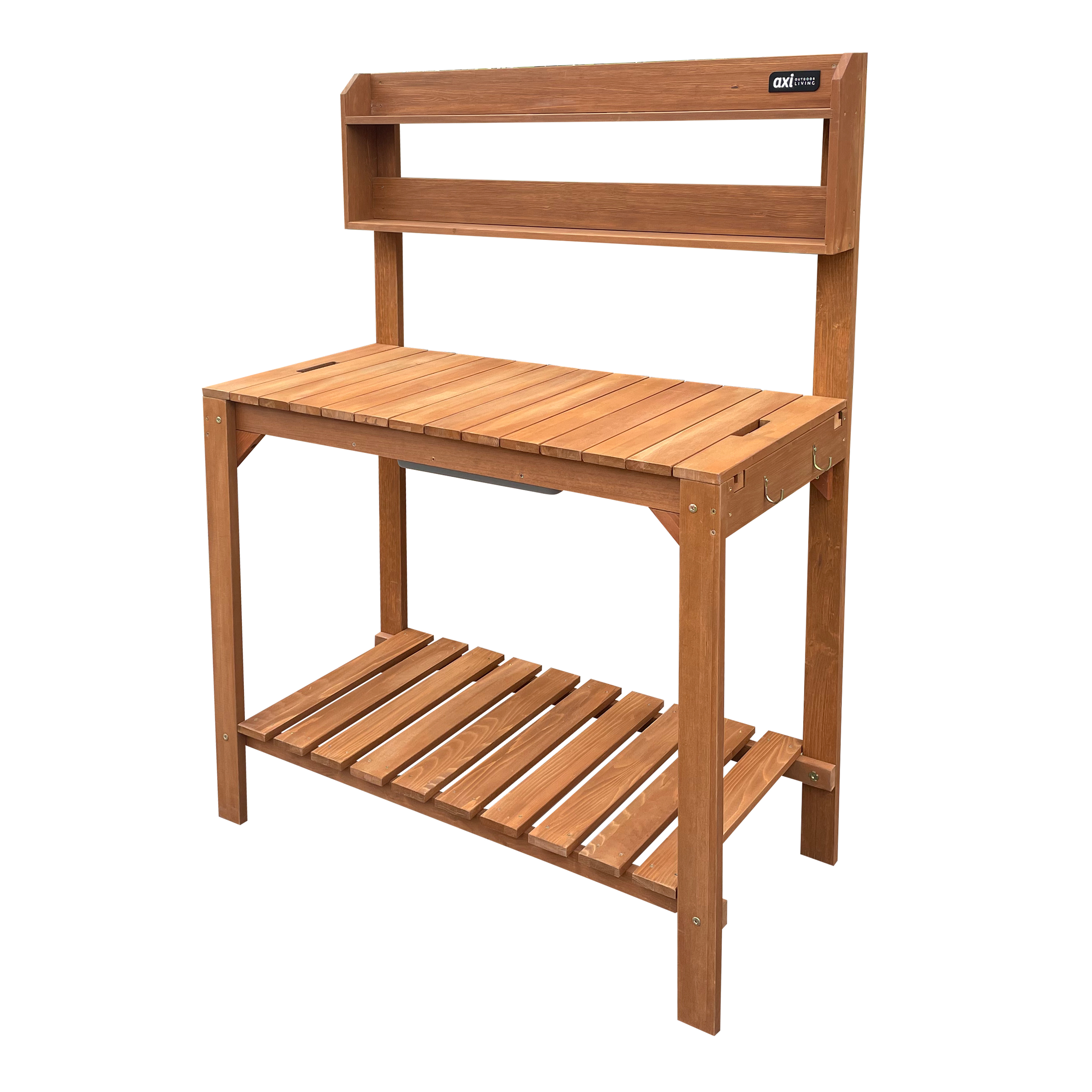 AXI Potting Table with Sliding Worktop Brown