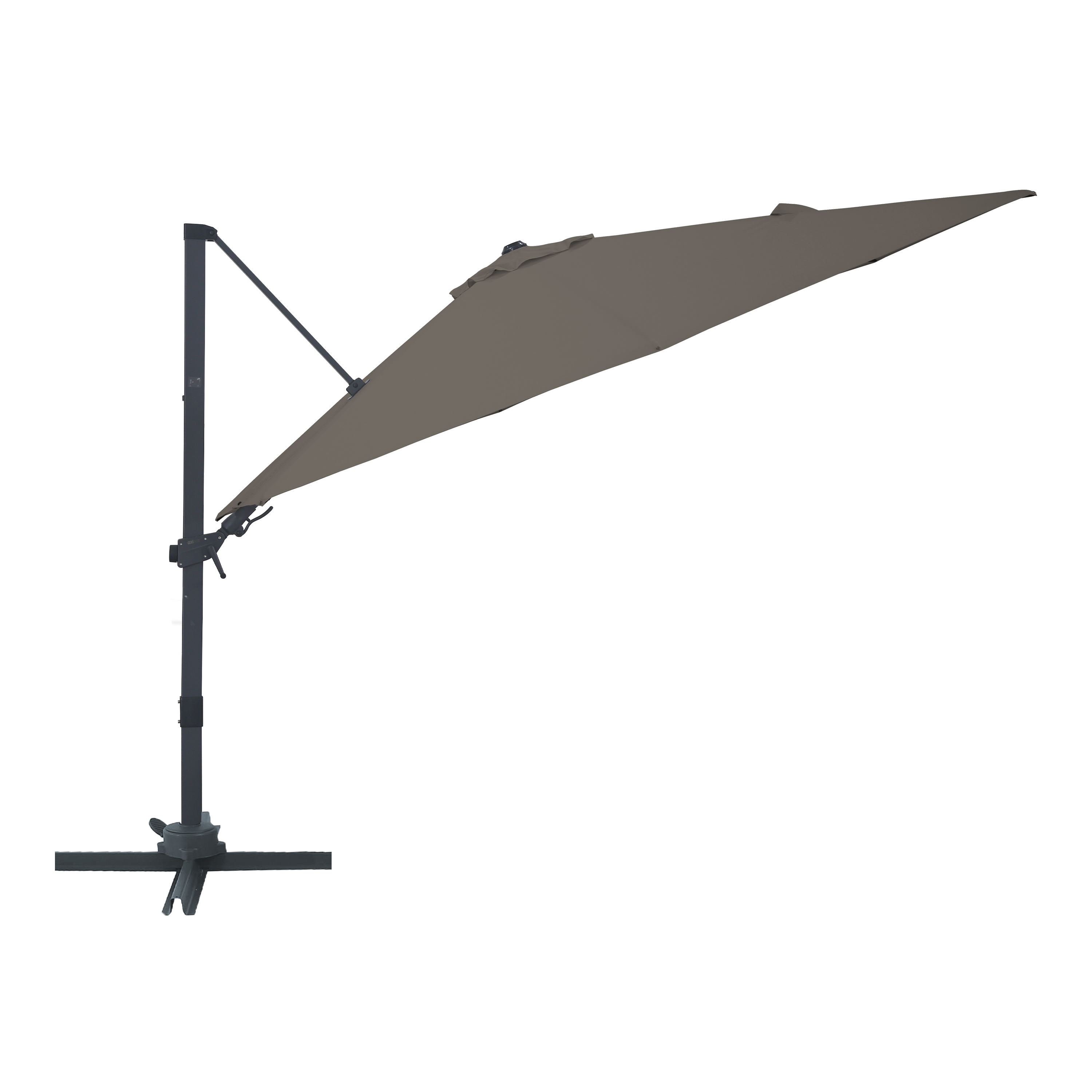 AXI Alina Cantilever Parasol 300x300cm Anthracite/Taupe