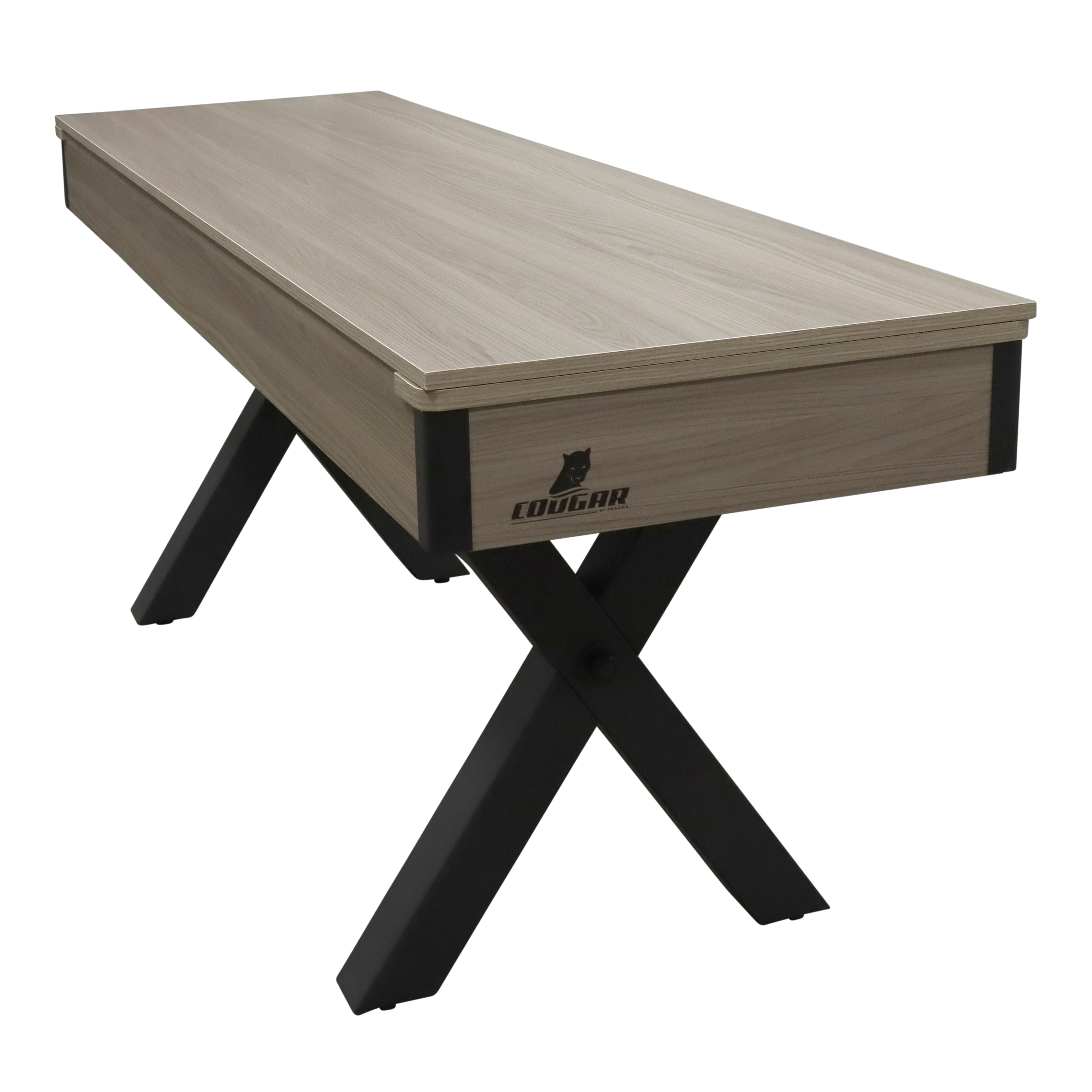 Cougar Mason American Shuffleboard Table Oak/Black