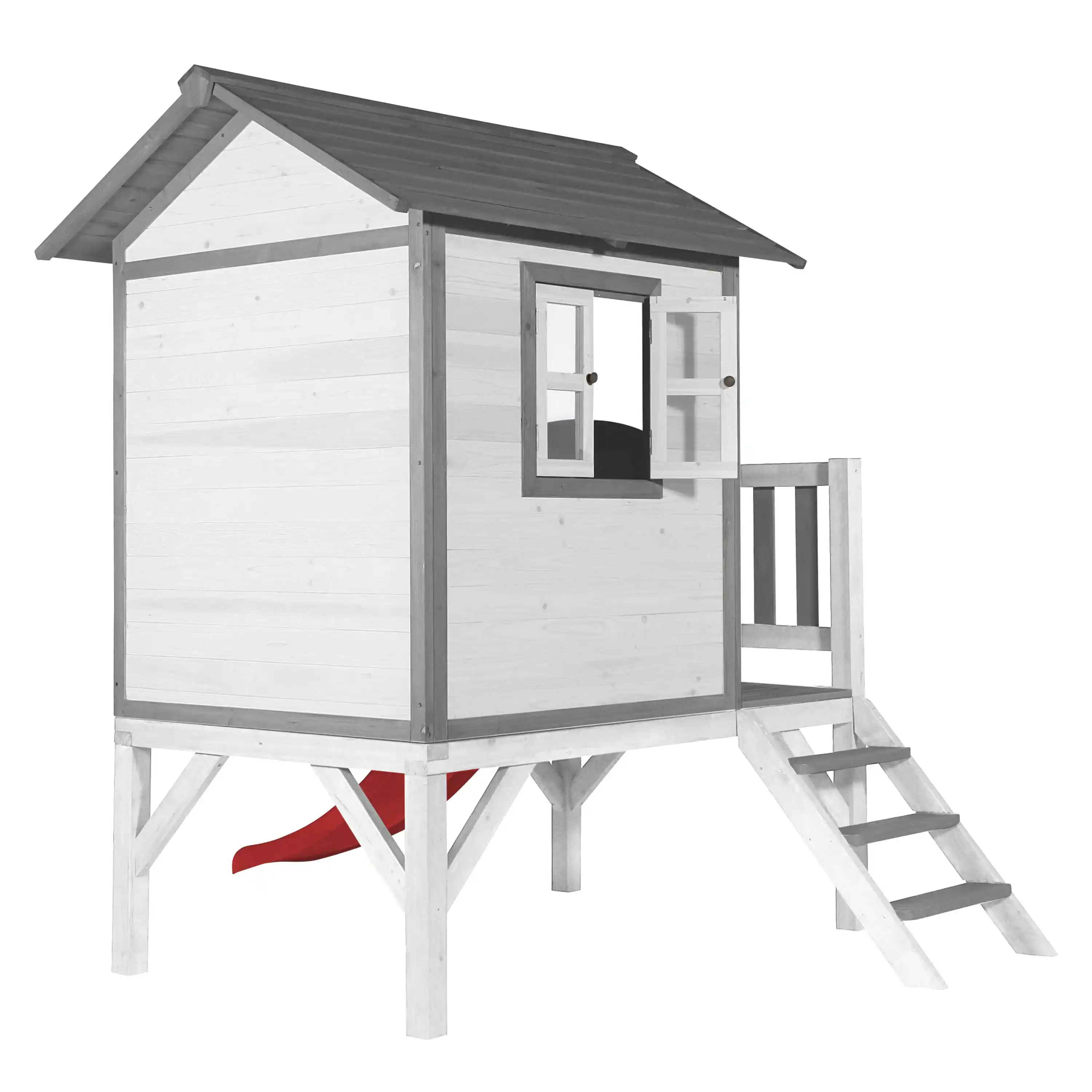 AXI Lodge XL Speelhuis Klassiek - Rode Glijbaan