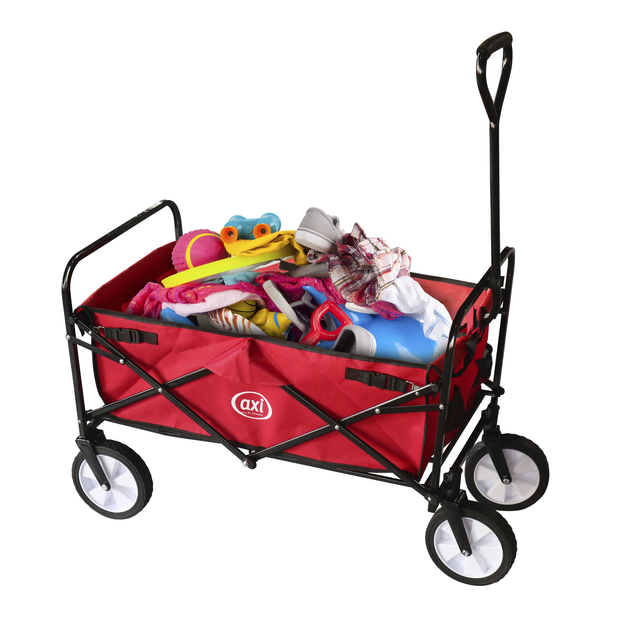 productfoto AXI AB100 Opvouwbare Bolderwagen Rood