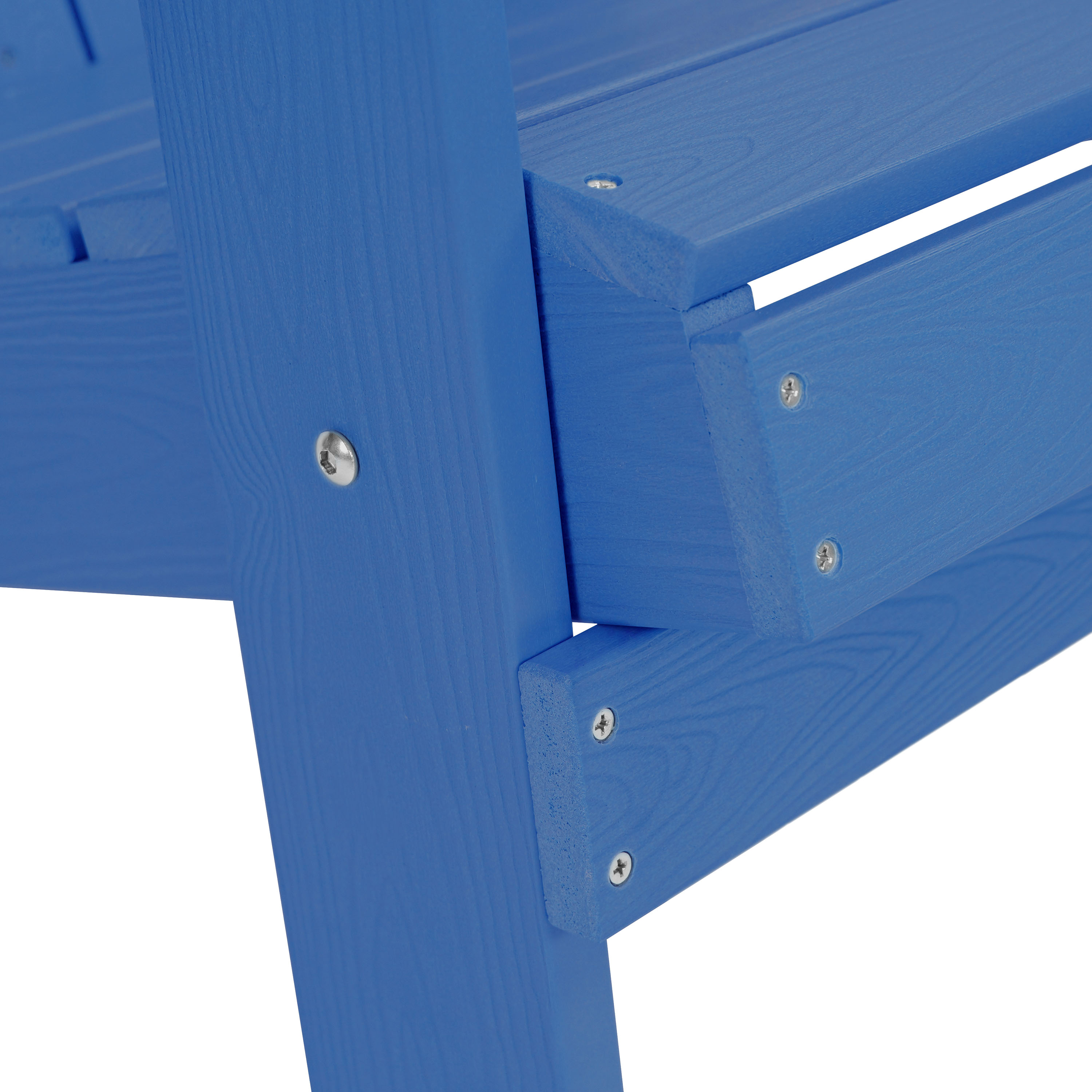 AXI Claire Folding Adirondack Chair Plastic Blue