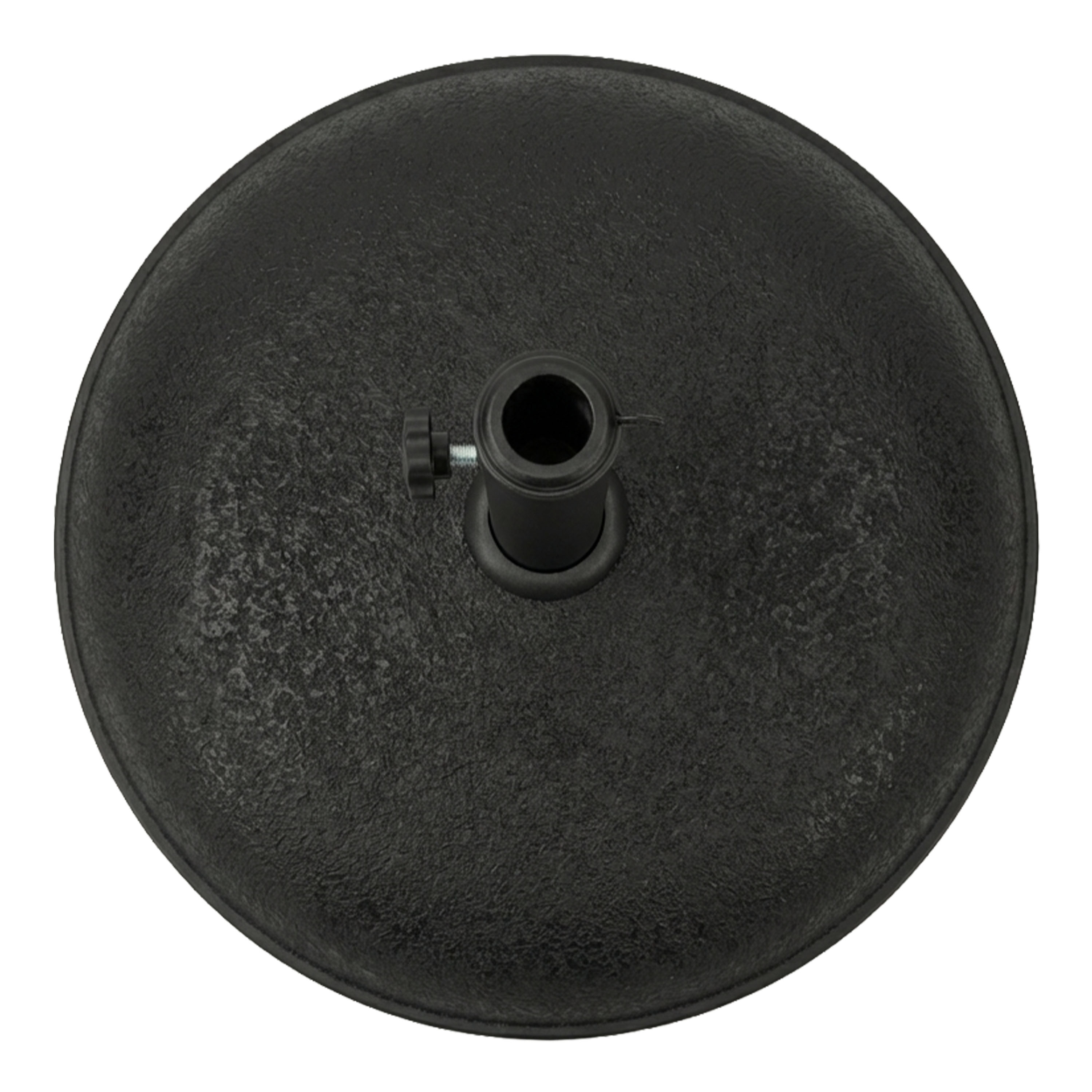 AXI Round Concrete Parasol Base 50 cm Black
