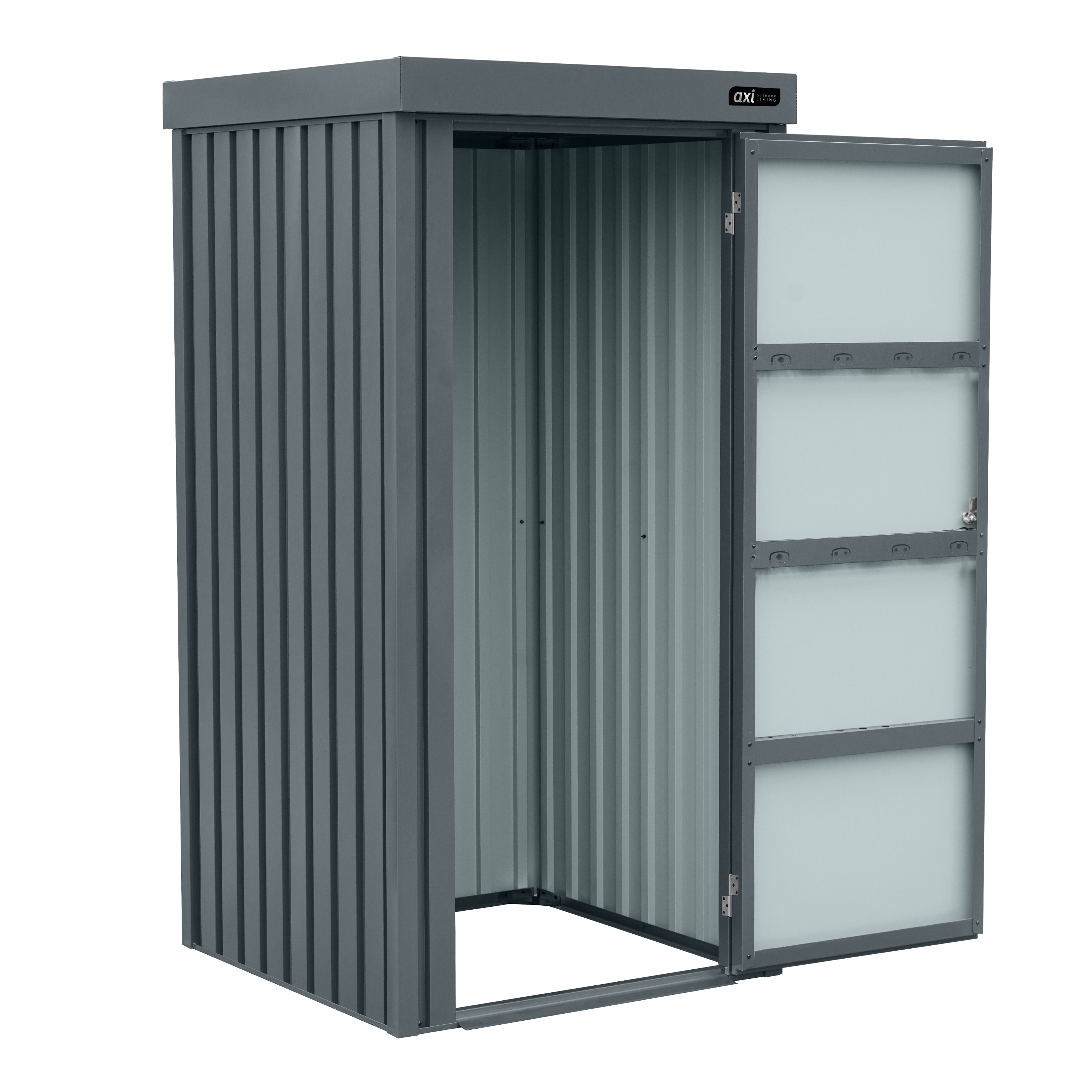 AXI Hector Premium Gartenschrank aus Metall - 1300L Anthrazit 