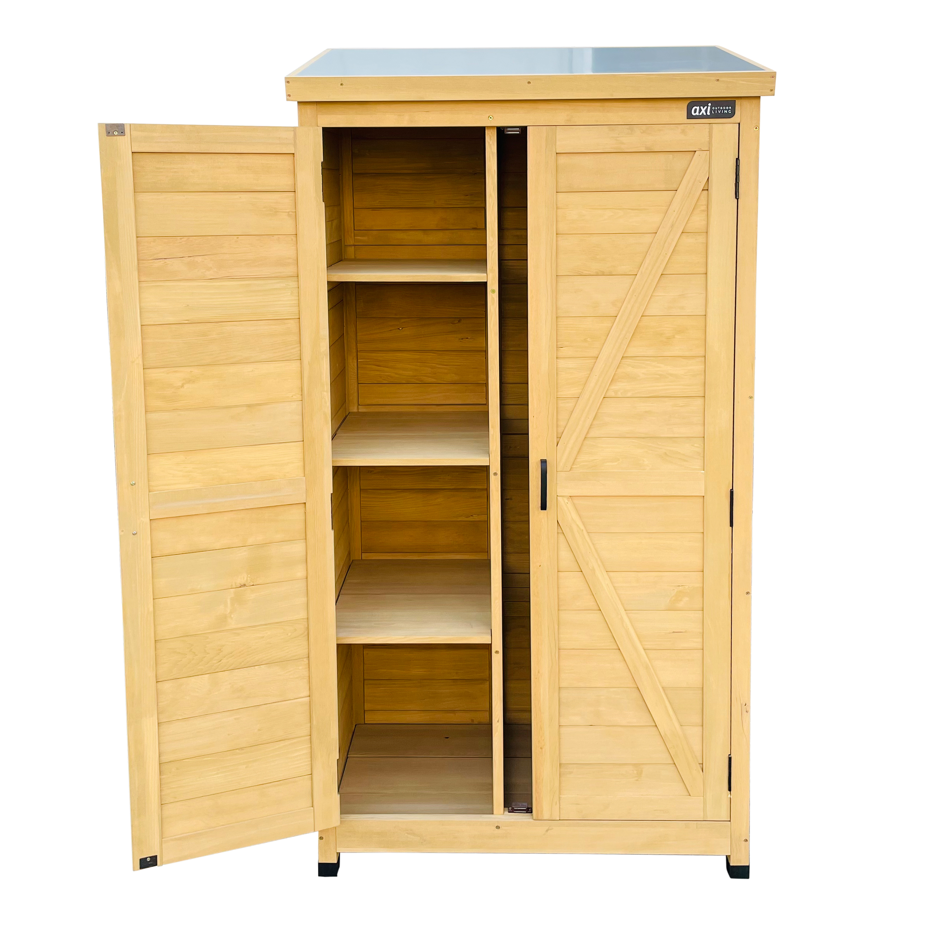 AXI Hugo Gartenschrank aus Holz Braun  