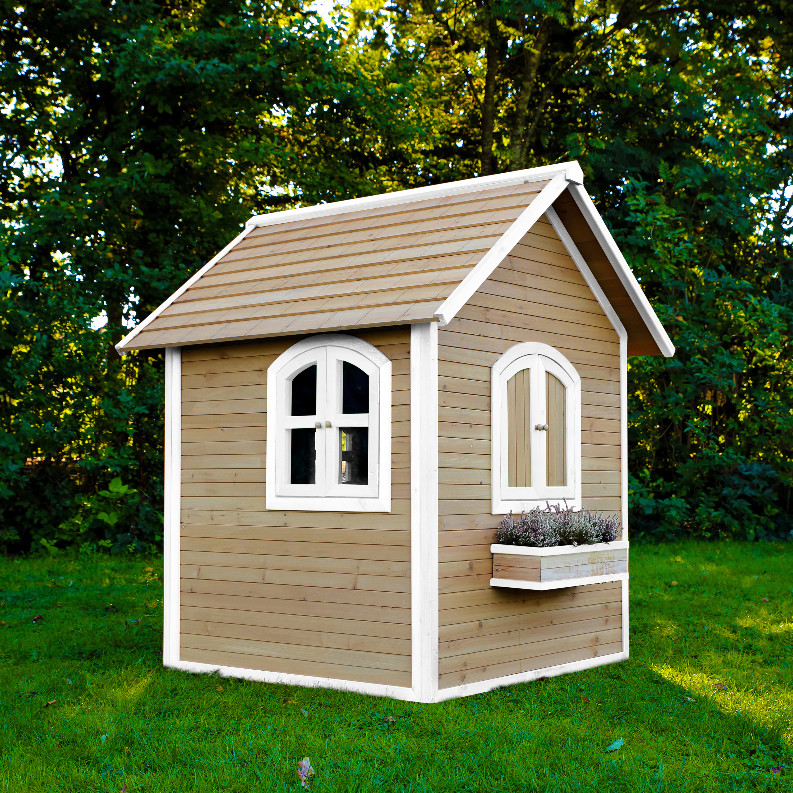 AXI Julia Playhouse Brown/White-8717973932734 AXI Julia Playhouse Brown/White
