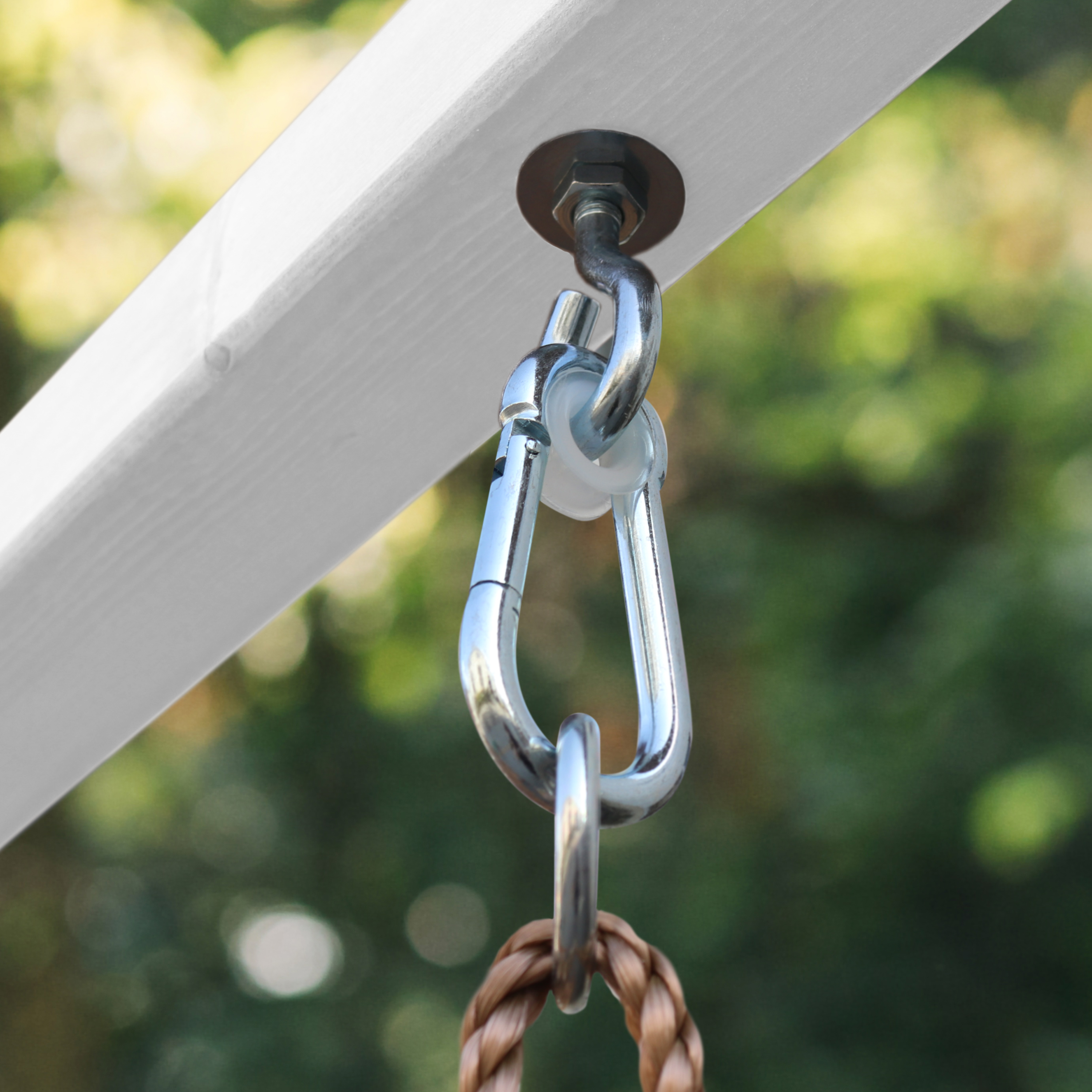 AXI Beach Tower with Climbing Frame and Double Swing Set Grey/White - Green Slide