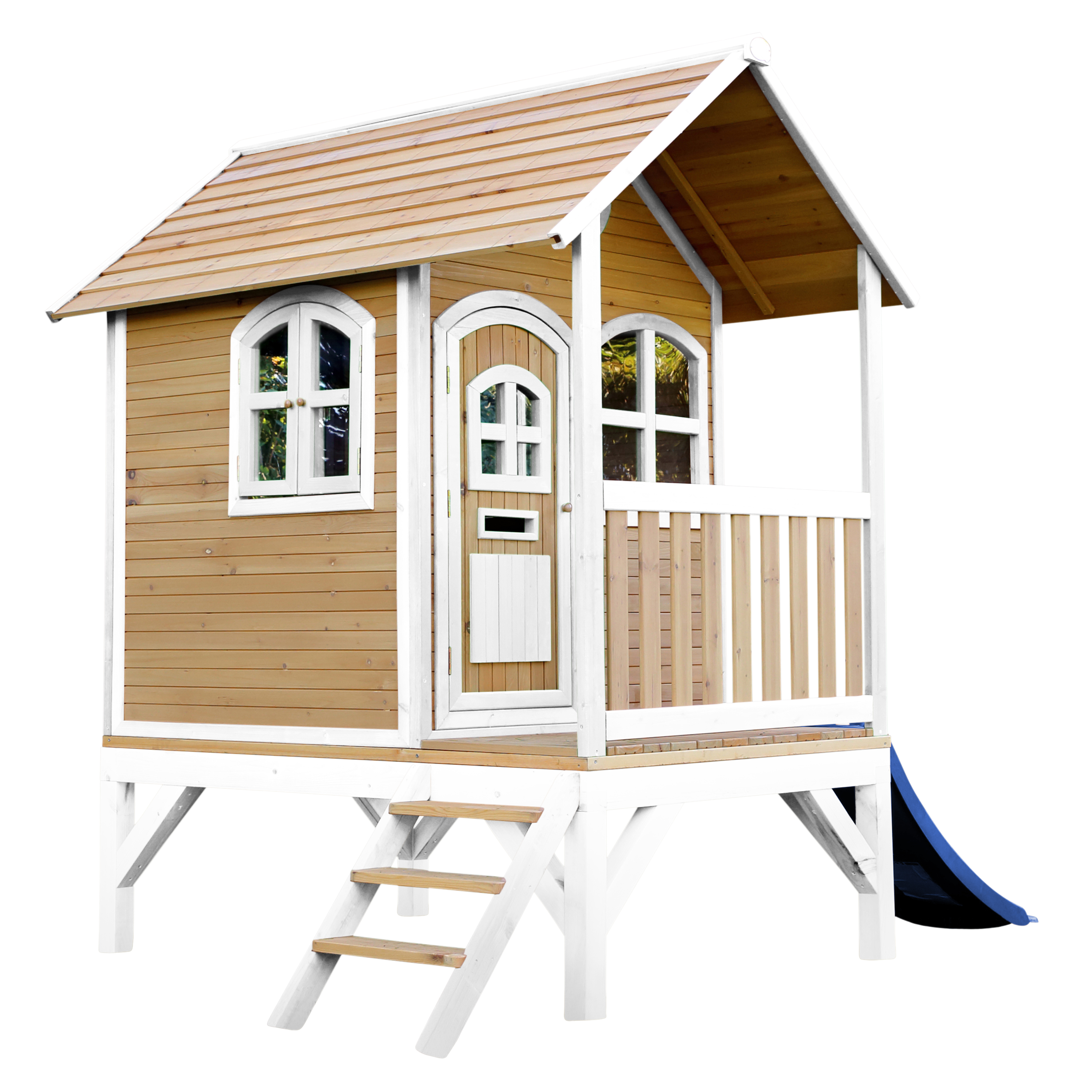AXI Tom Playhouse Brown/White - Blue Slide