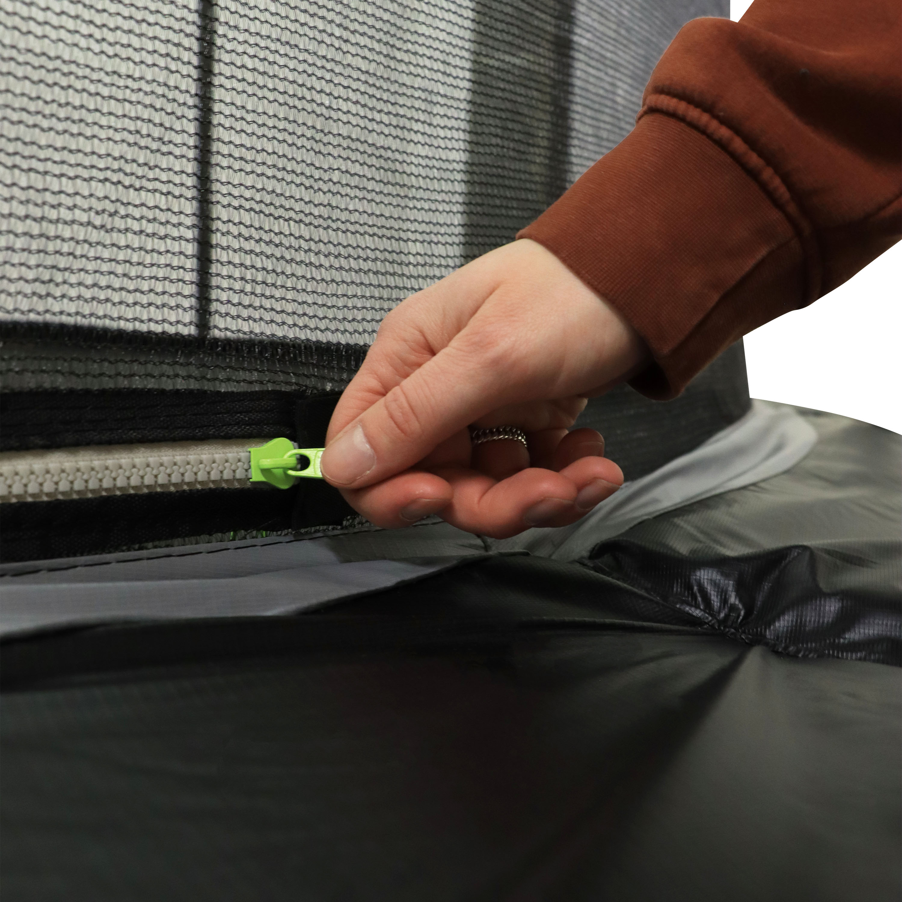 AXI Houston Trampoline Ø 366 cm with ladder – Onground – Black