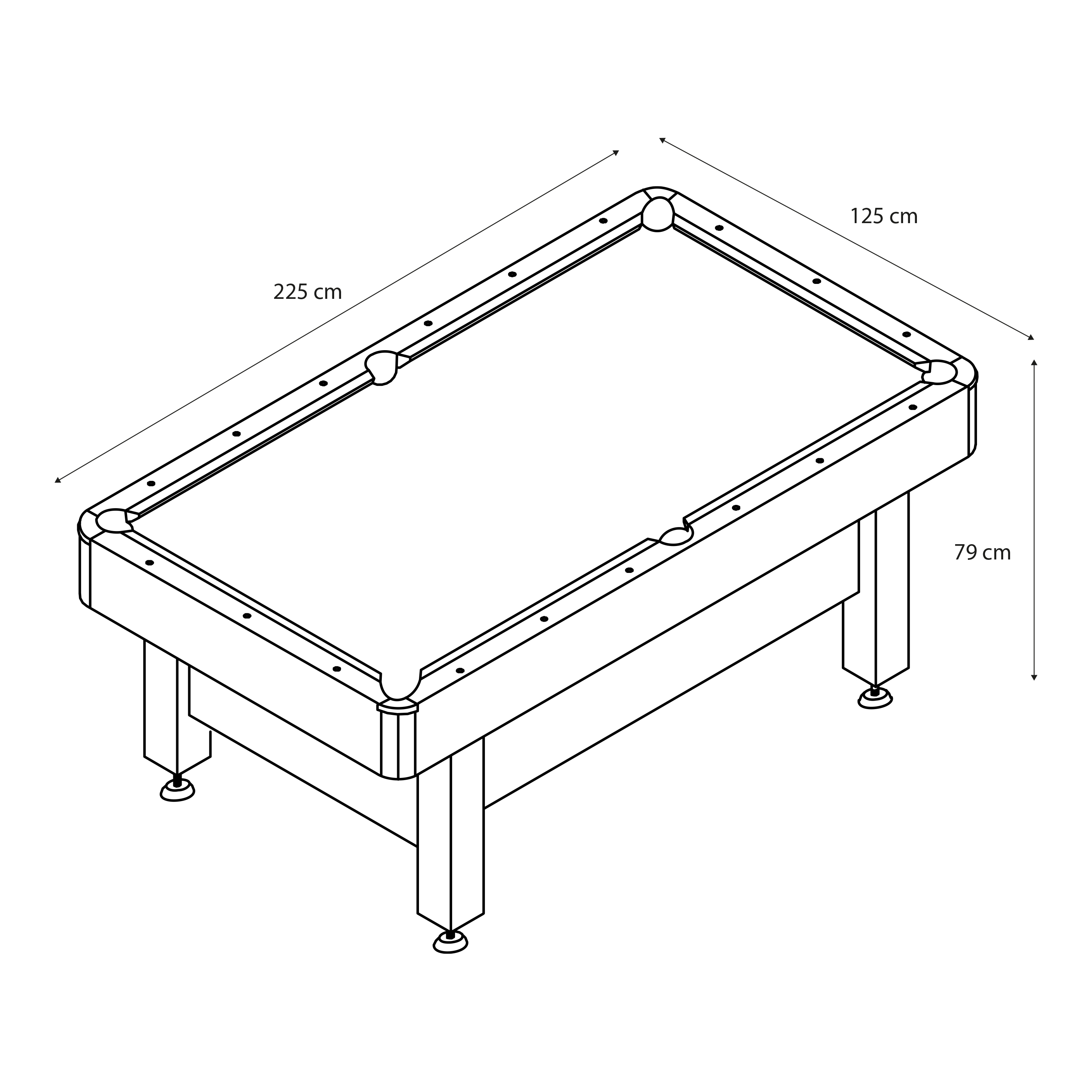 Cougar Saphir Pool Table