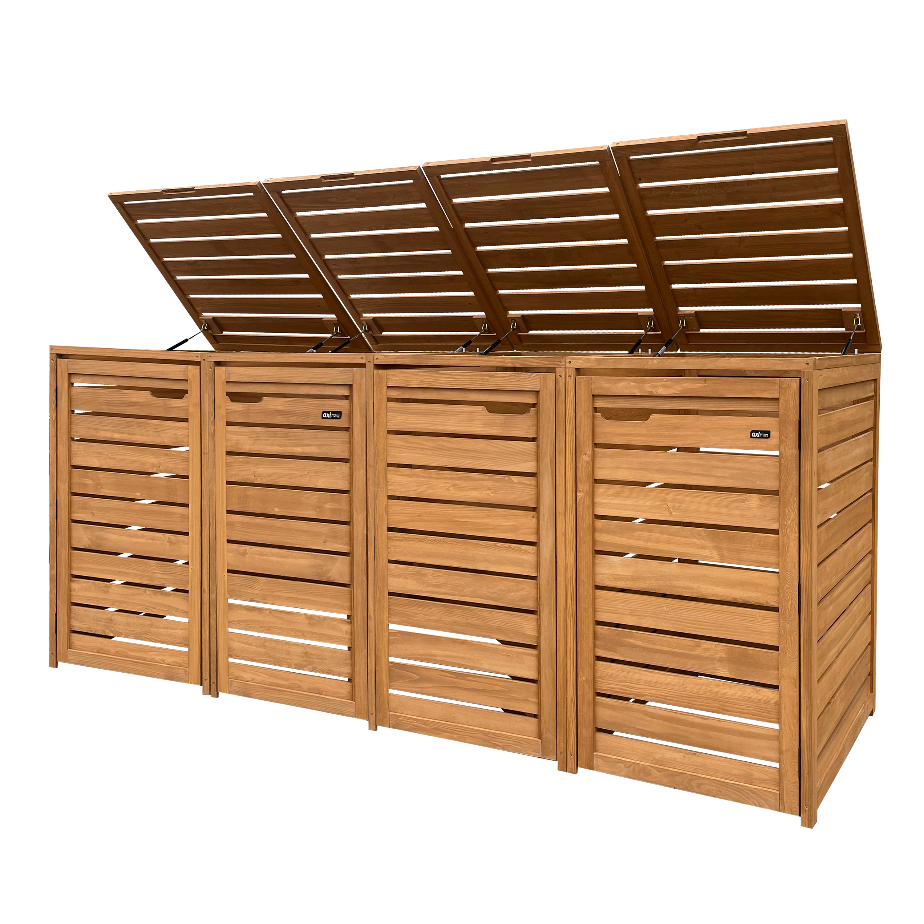 AXI Lex Wooden Bin Storage Brown – 4 bins