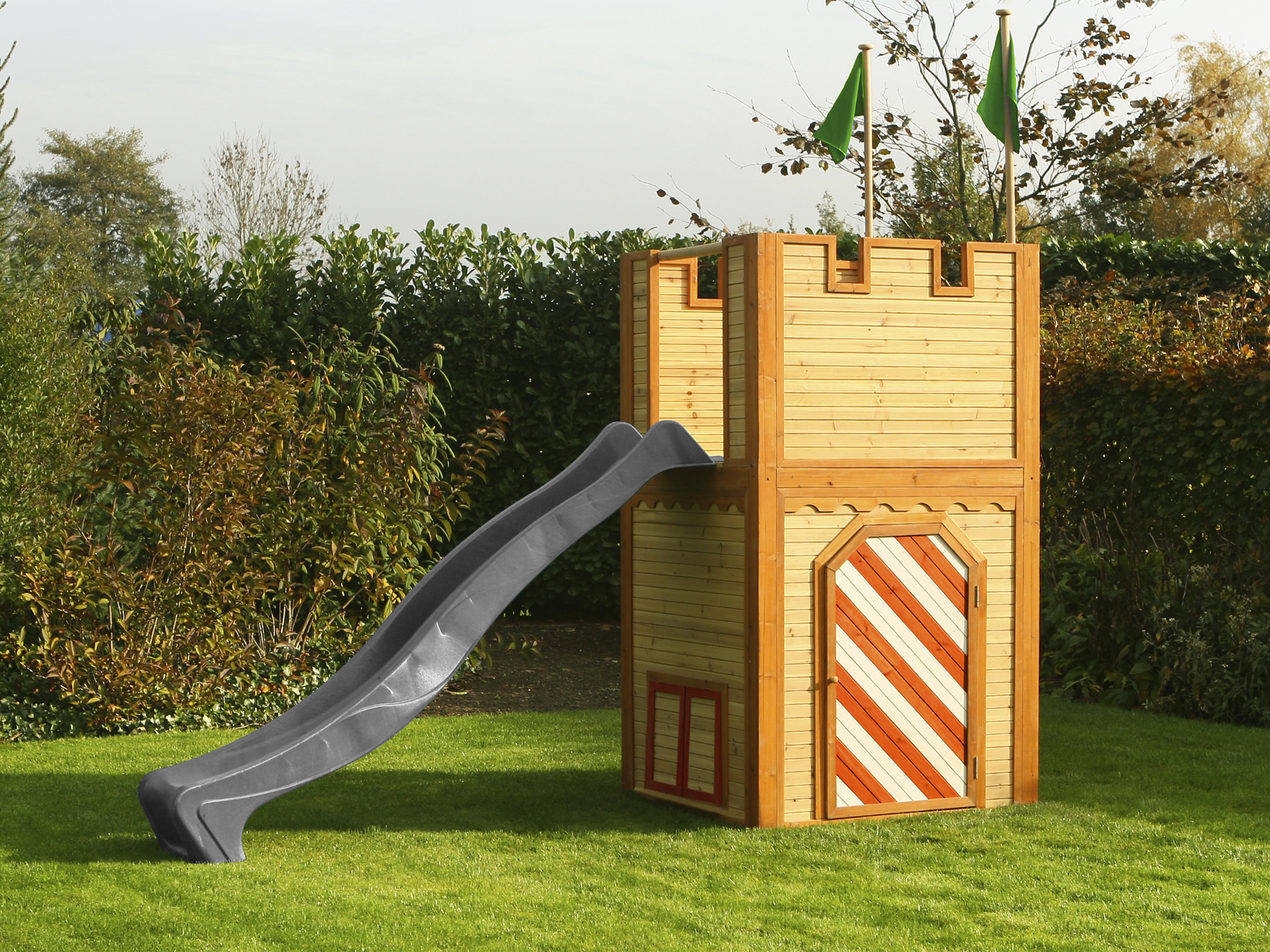 AXI Arthur Playhouse Brown/Red - Grey Slide