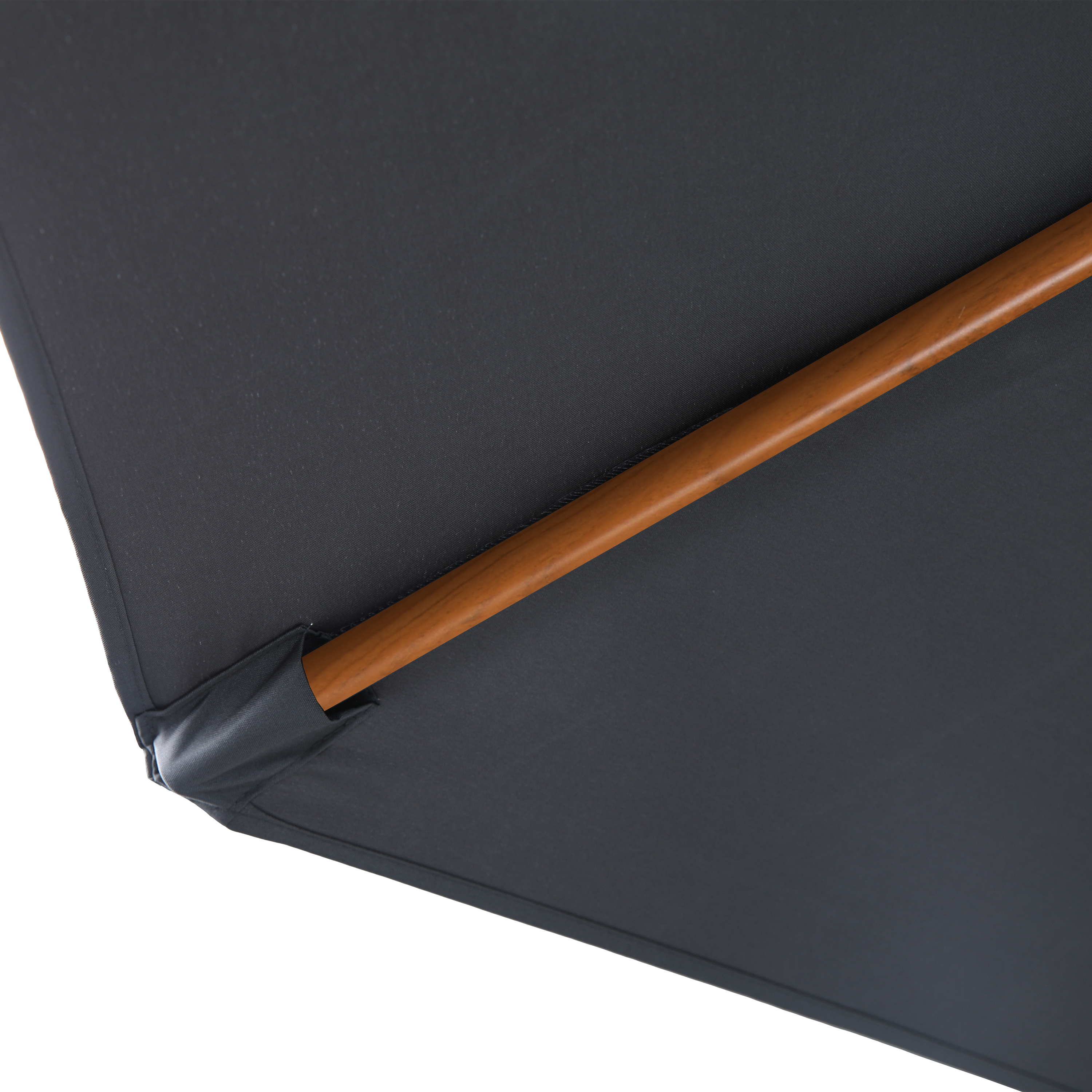 AXI Marisol Zweefparasol Ã˜ 300cm Houtlook/grijs