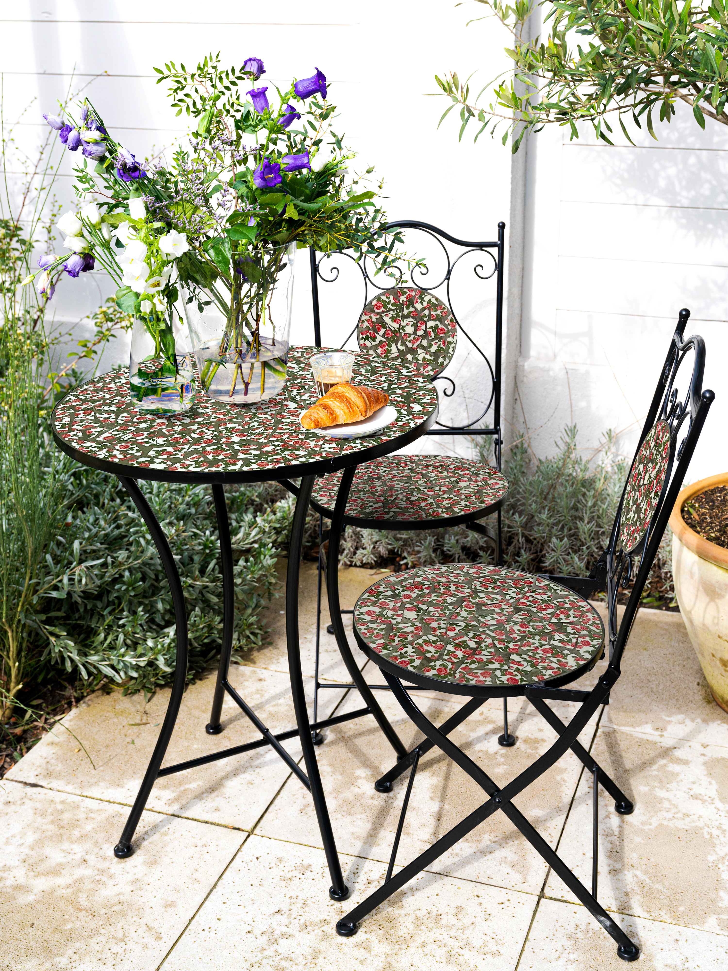 AXI Amélie Bistro Set Mosaic - Pink Rose