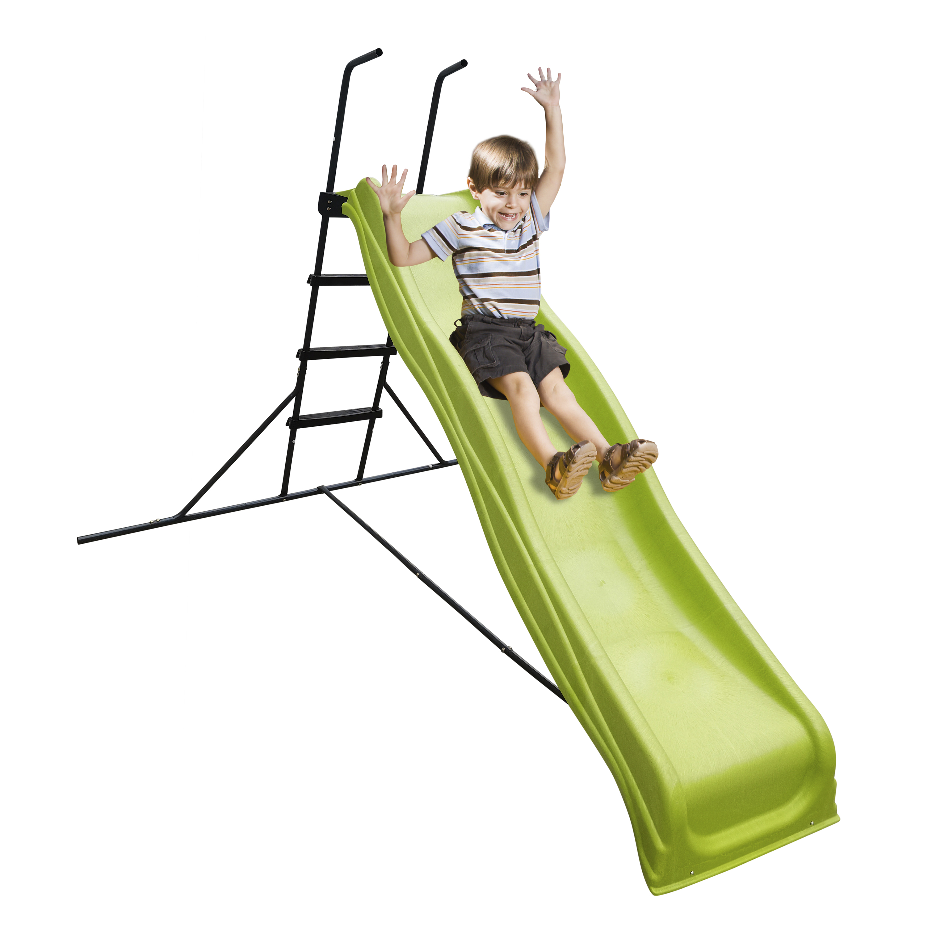 AXI Freestanding Slide 220cm - Lime Green/Anthracite