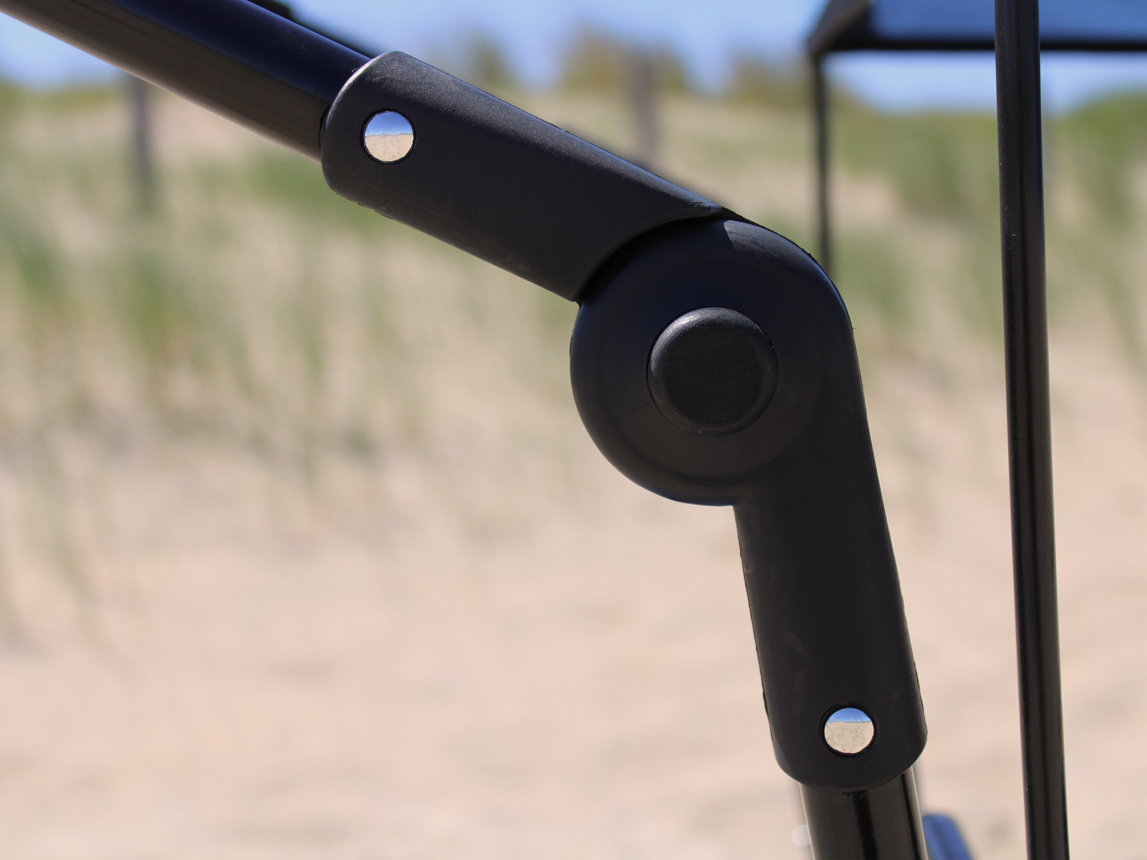 AXI AB210 Foldable Beach Wagon with roof. bag. brake. and handlebar - Blue