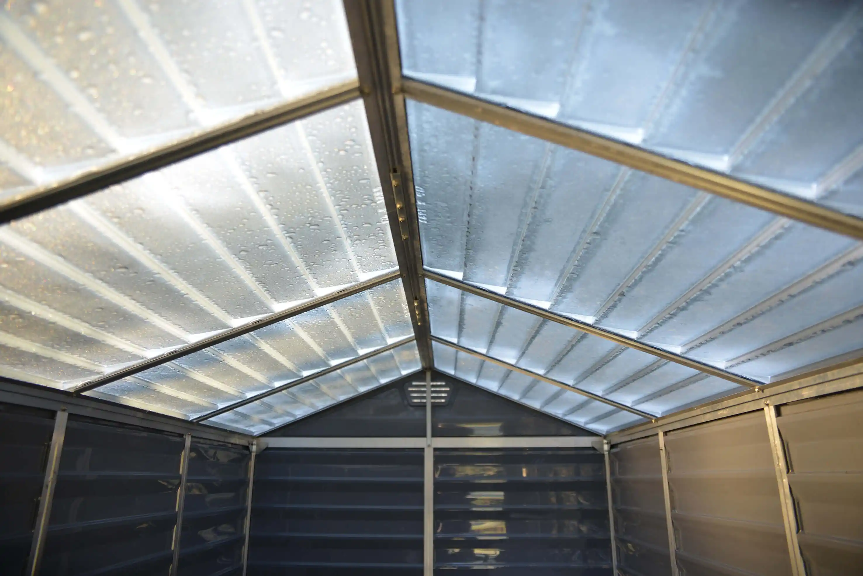 Canopia Skylight 303X185X217 cm Openlucht schuur voor tuin Donkergrijs Deco-7290108133950 Canopia Skylight 303X185X217 cm Openlucht schuur voor tuin Donkergrijs Deco