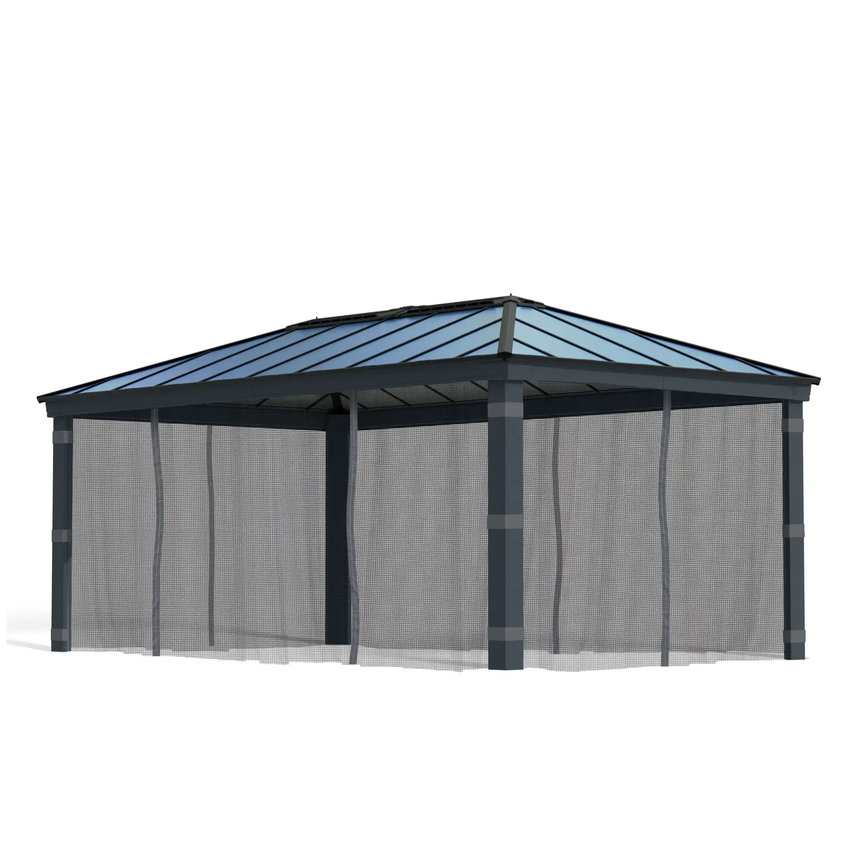 Canopia Moskitonetz für Dallas Gartenpavillon 600X360cm Schwarz