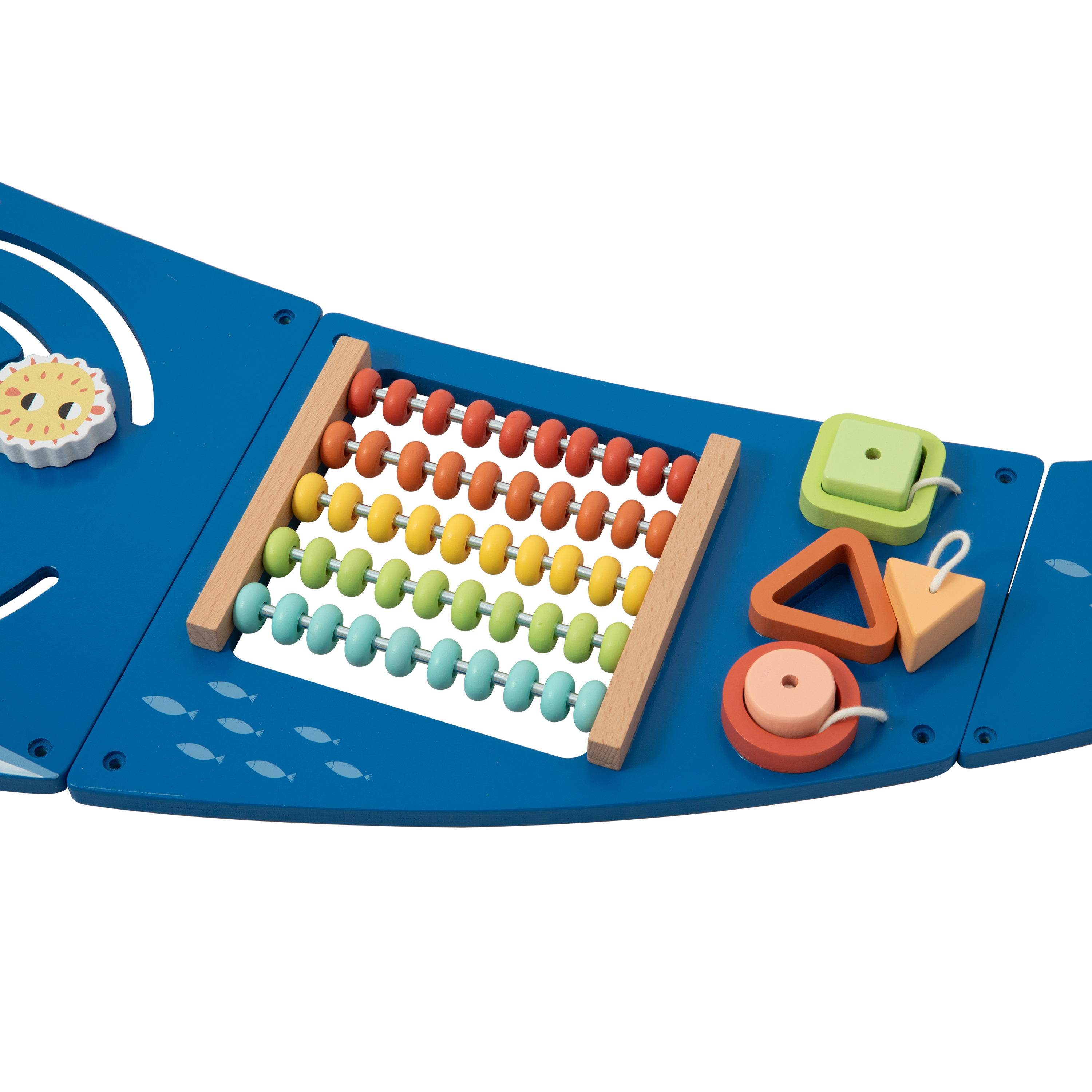 Tooky Toy Wooden Activity Panel Whale