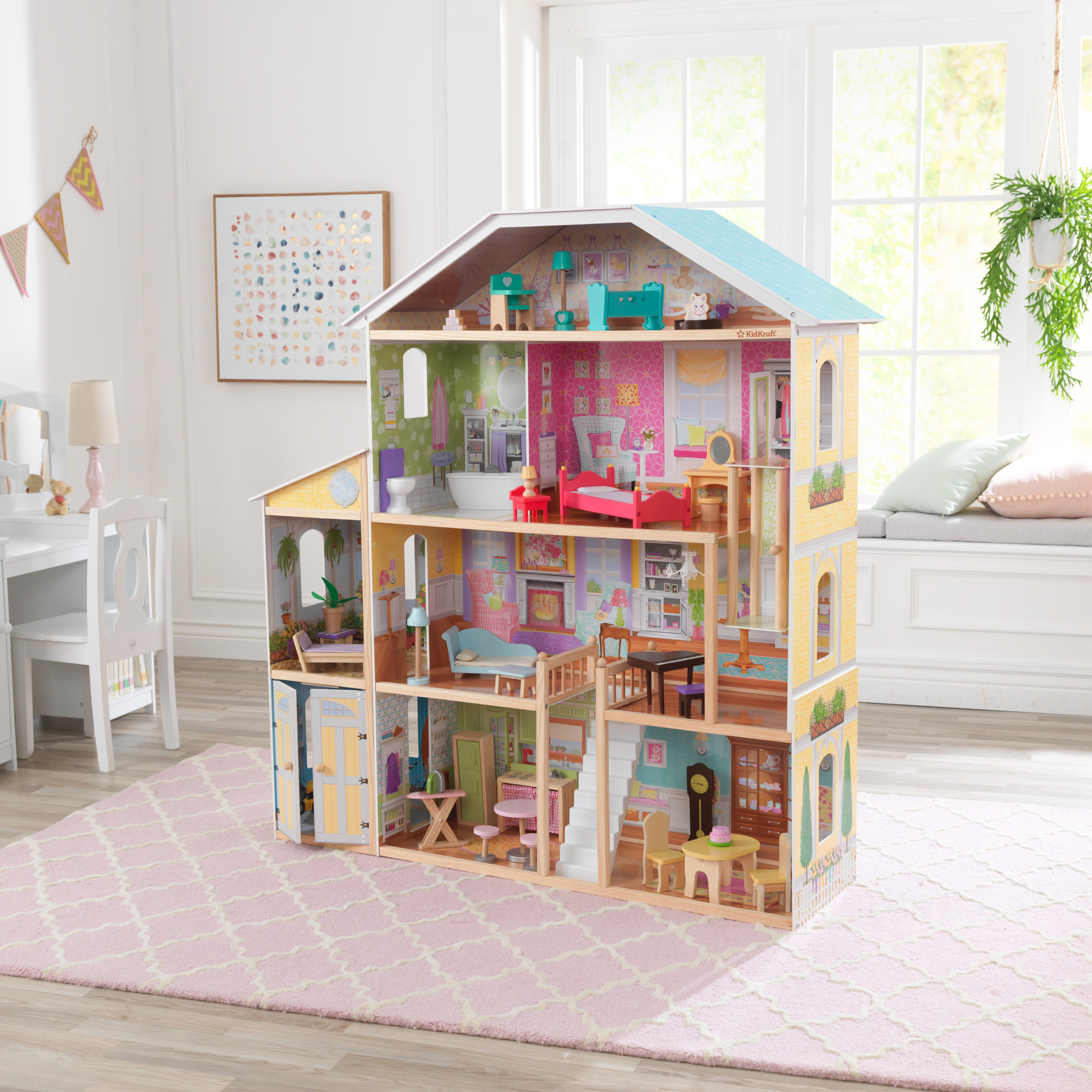 KidKraft Majestic Mansion Dollhouse-0706943652527 KidKraft Majestic Mansion Dollhouse