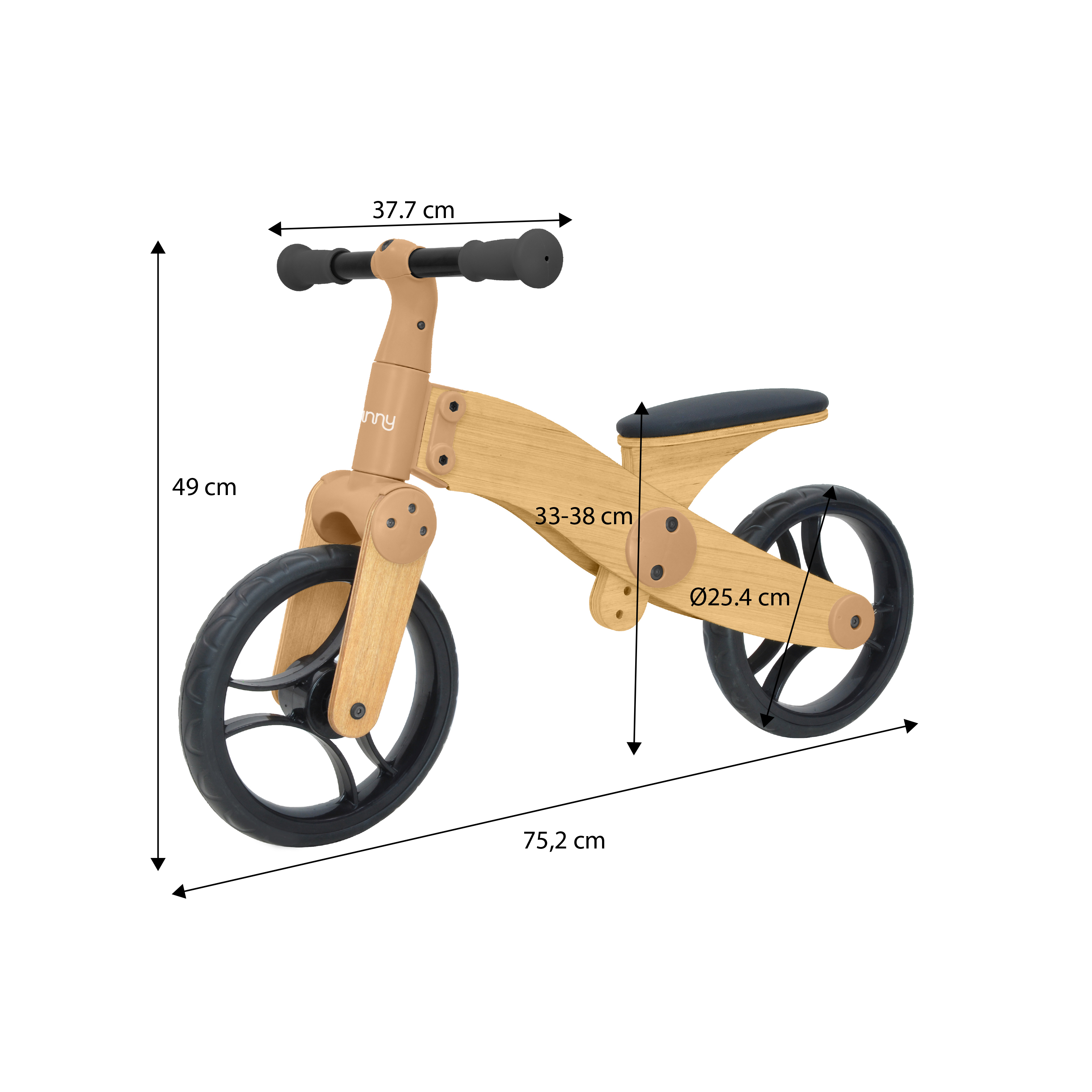 Sunny Balance Bike 1000 Balance Laufrad aus Holz