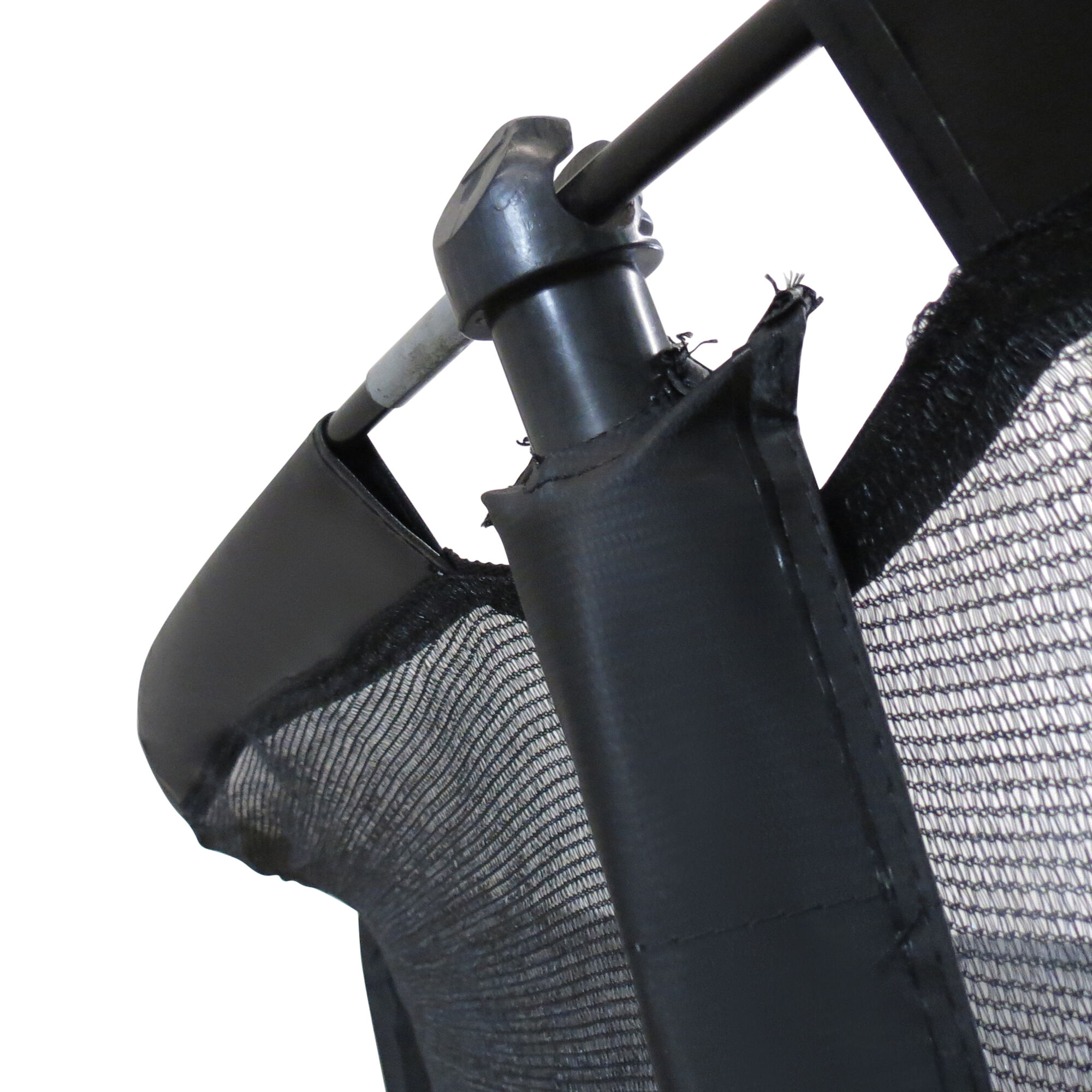 AXI Denver Trampoline 12ft met ladder - Onground - Zwart