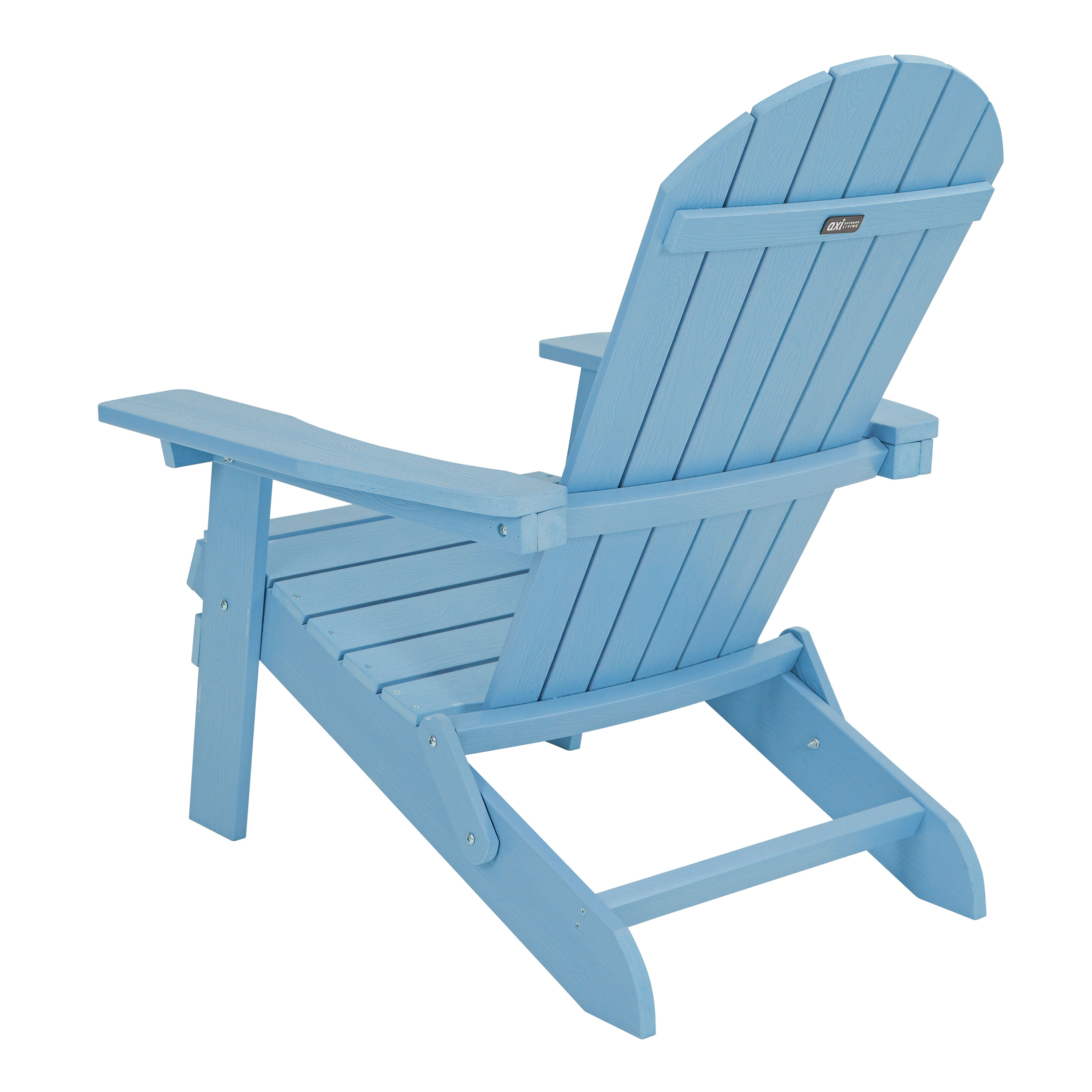 AXI Claire Folding Adirondack Chair Plastic Light Blue
