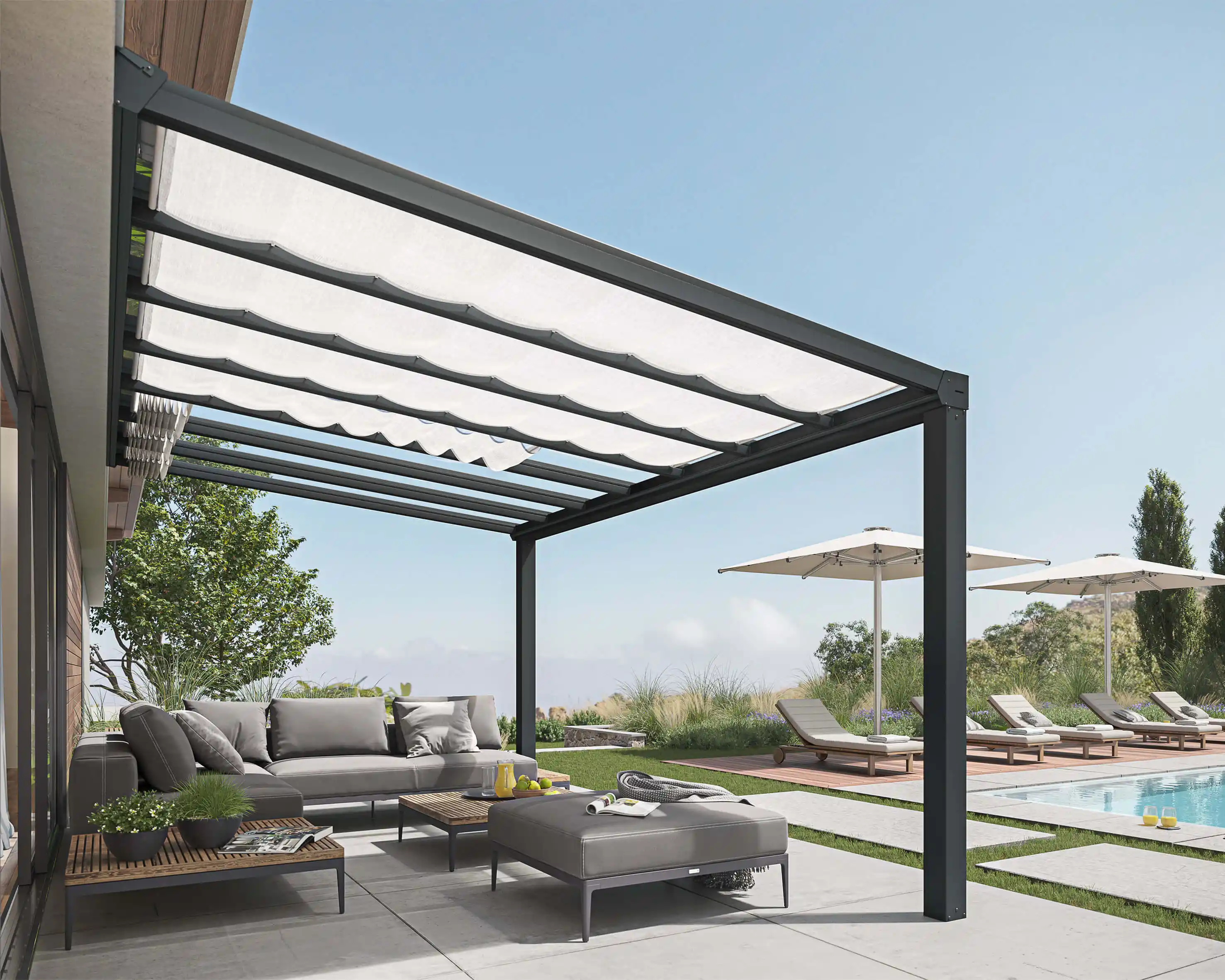Canopia Stockholm 340 X 590 Terrasoverkapping Schaduw Wit -7290108601879 Canopia Stockholm 340 X 590 Terrasoverkapping Schaduw Wit