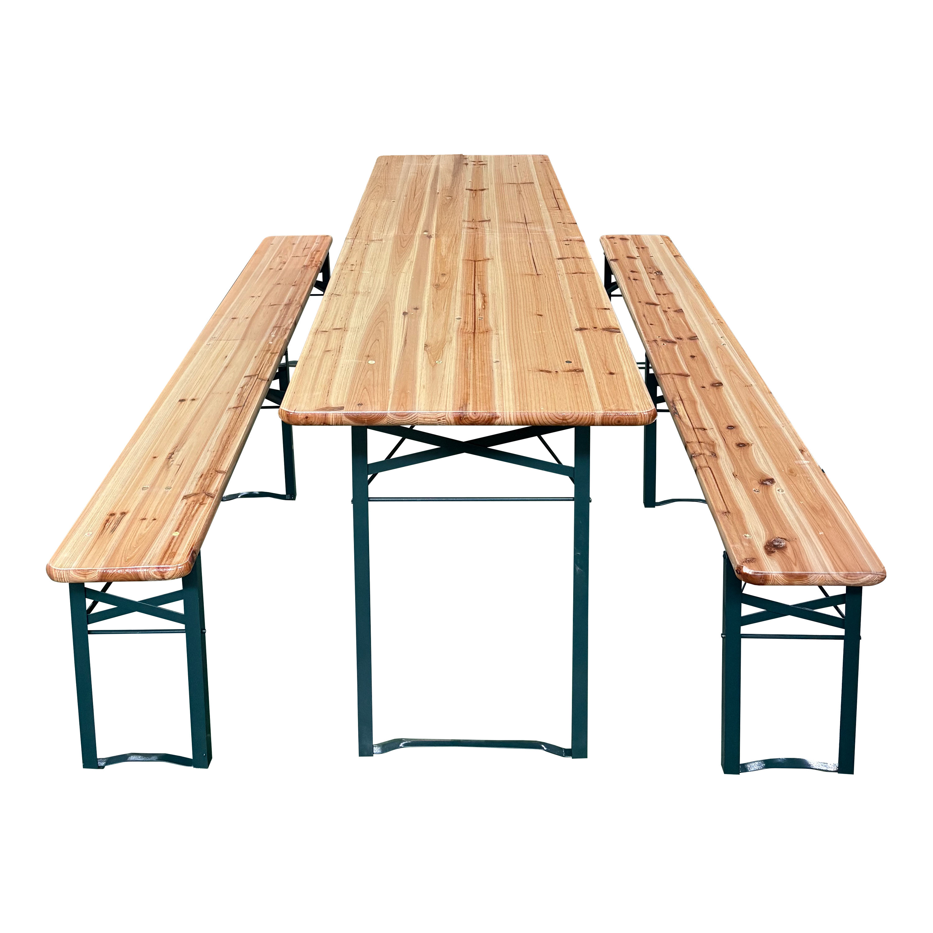 AXI Toon Beer Table Set Foldable with 2 Wooden Benches