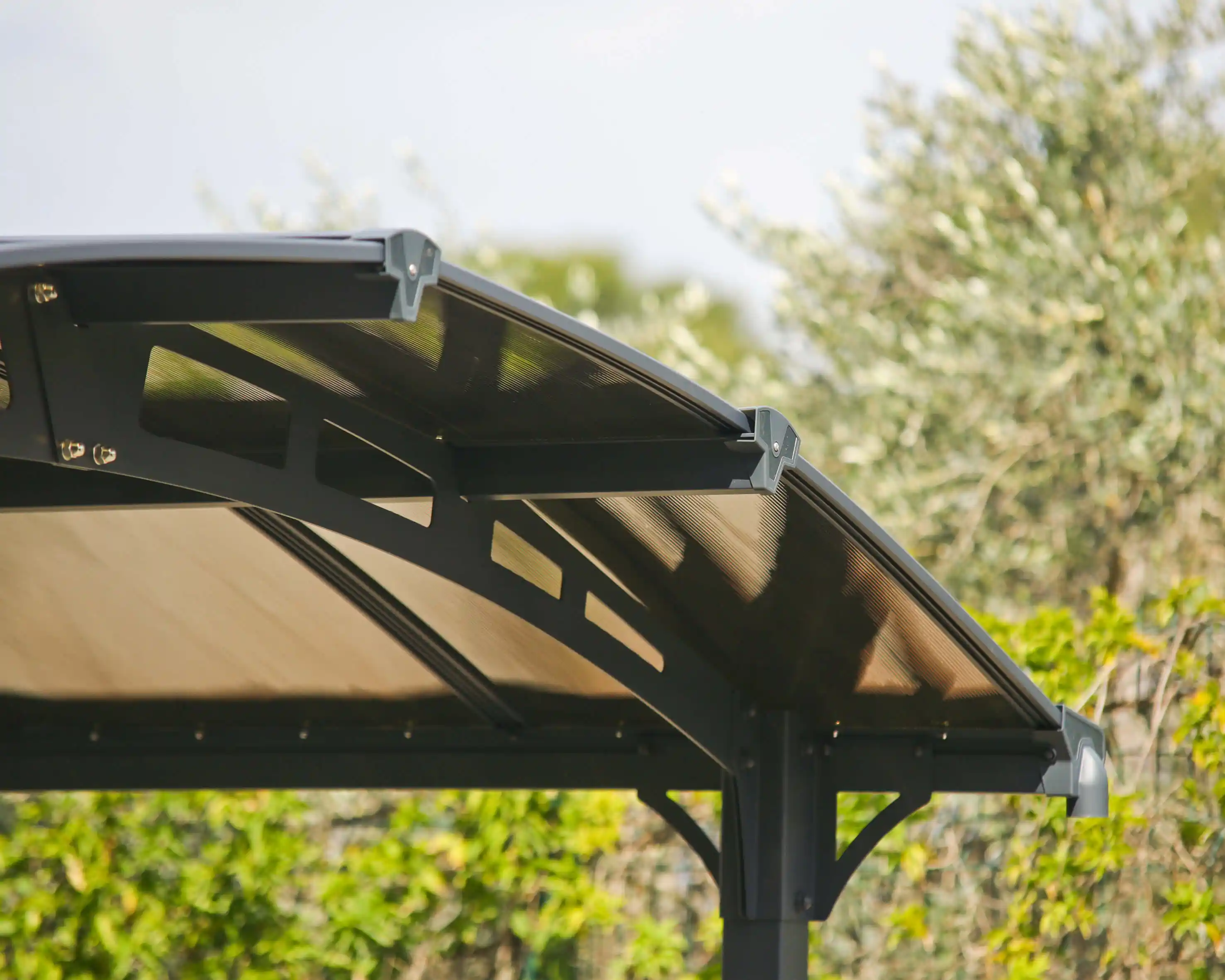 Canopia Alpine Wohnwagen Carport und Bootshaus 863X360X307cmDunkelgrau Bronze Canopia Alpine Wohnwagen Carport und Bootshaus 863X360X307cmDunkelgrau Bronze