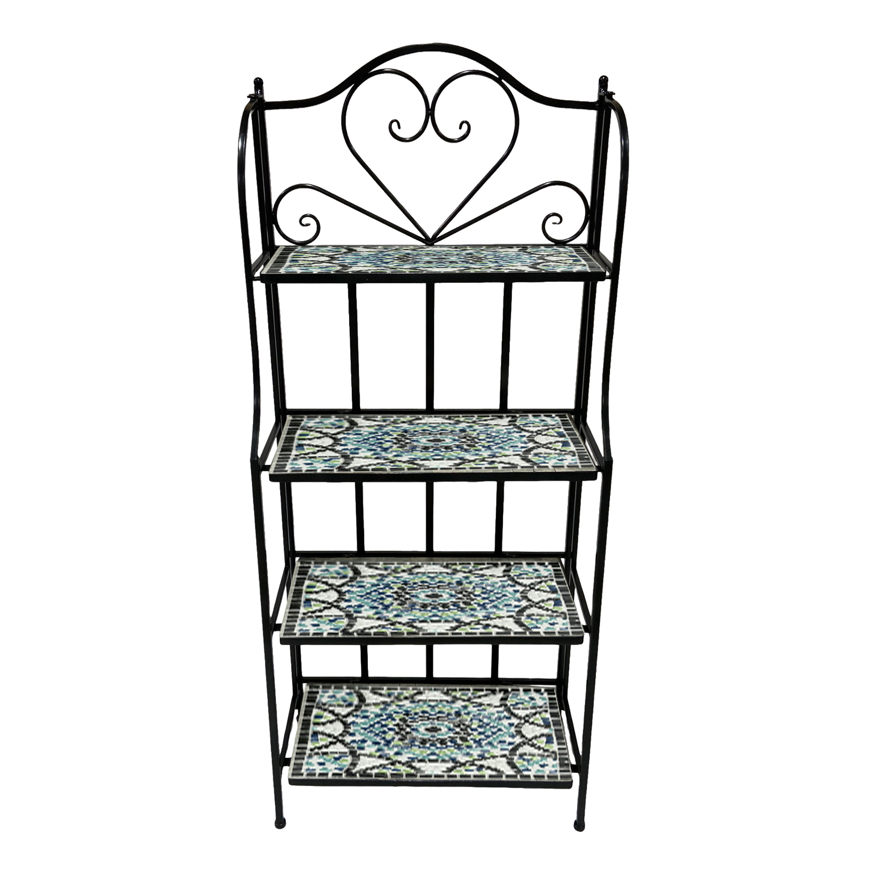 AXI Cleo Metal Plant Stand Mosaic Multicolour