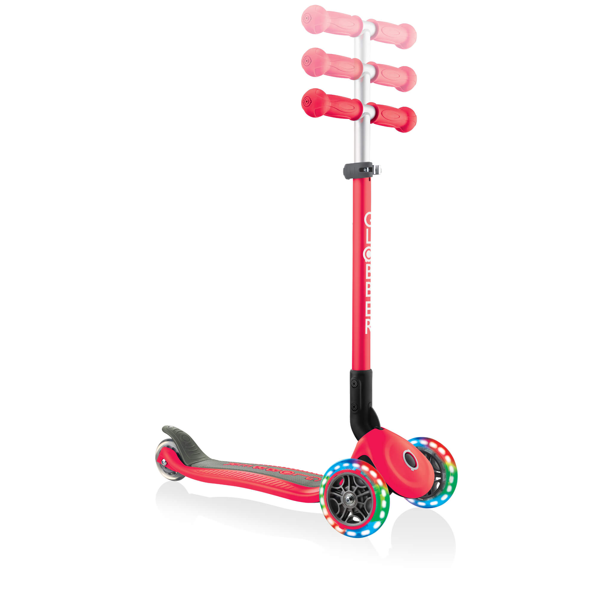 Globber Primo Foldable Lights Step Rood