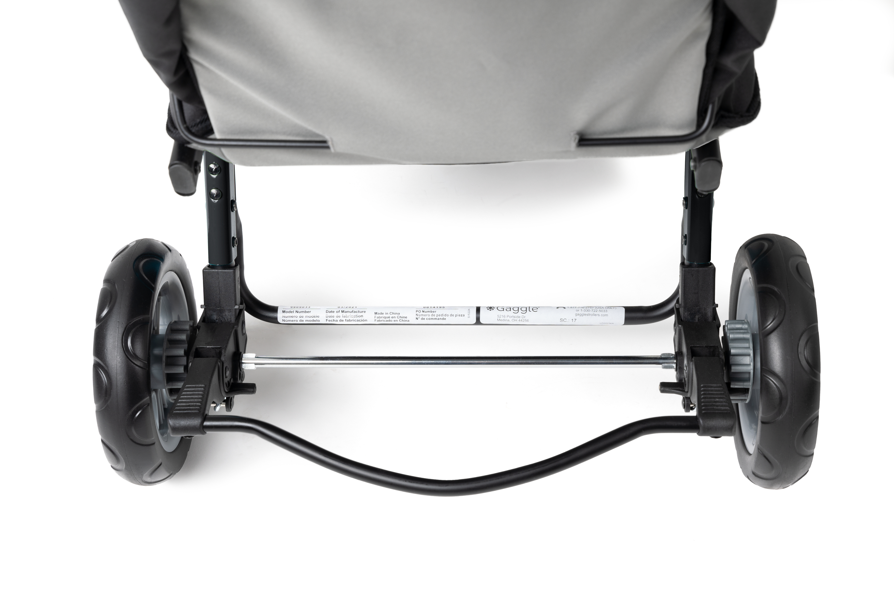 Gaggle Compass Stroller for 3 Children - Black-0849801001164 Gaggle Compass Stroller for 3 Children - Black