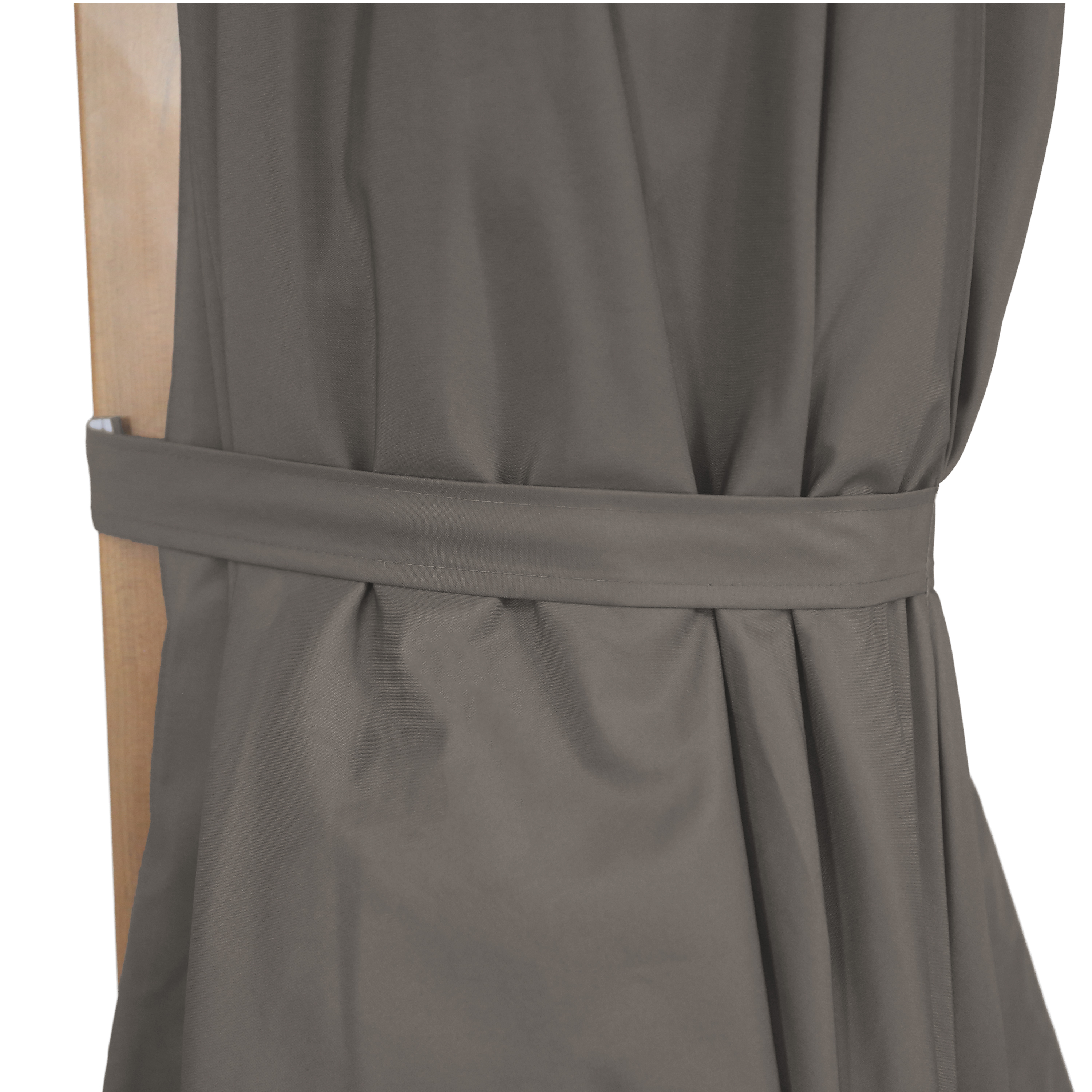 AXI Alina Cantilever Parasol 300x300cm Wood-look/Taupe