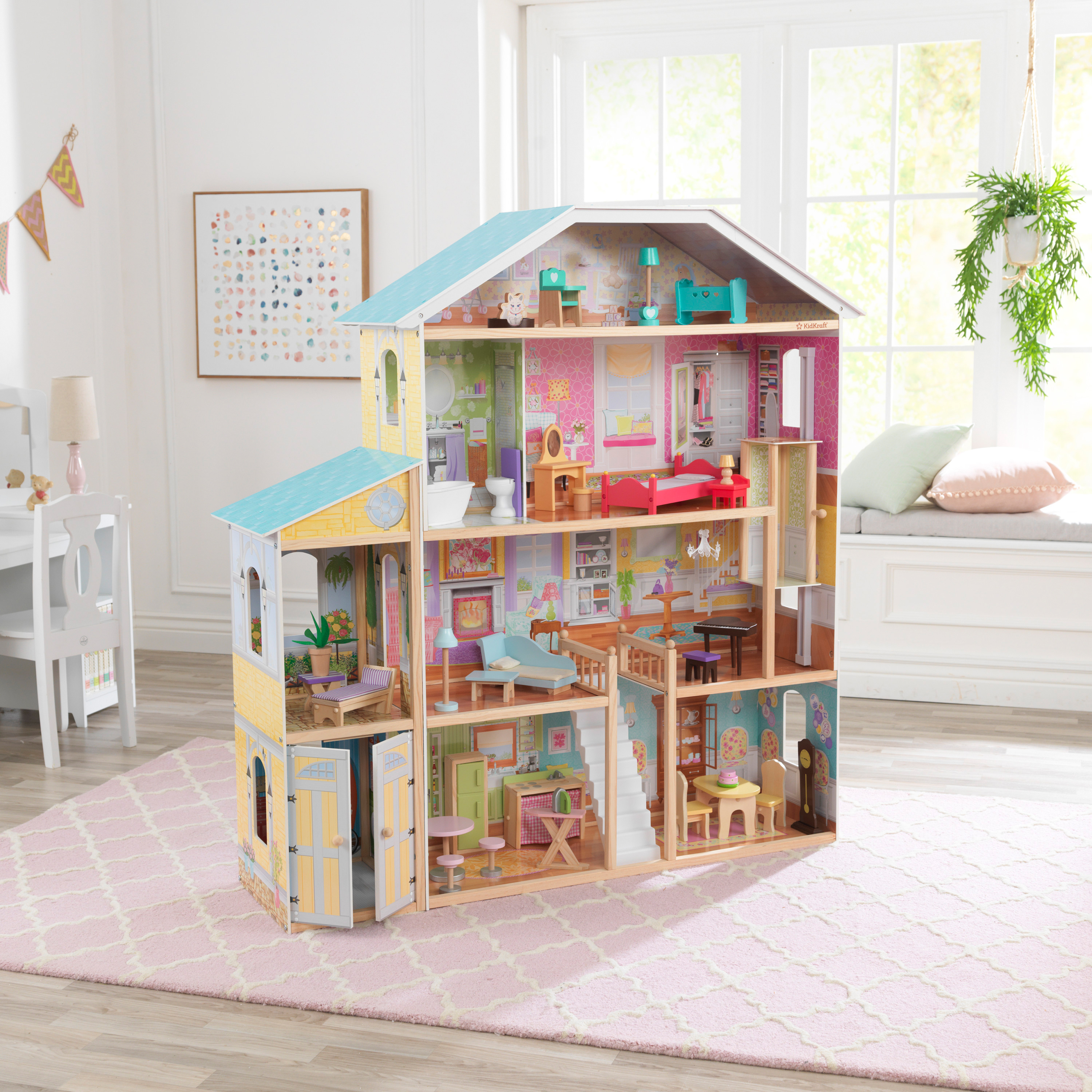 KidKraft Majestic Mansion Dollhouse-0706943652527 KidKraft Majestic Mansion Dollhouse