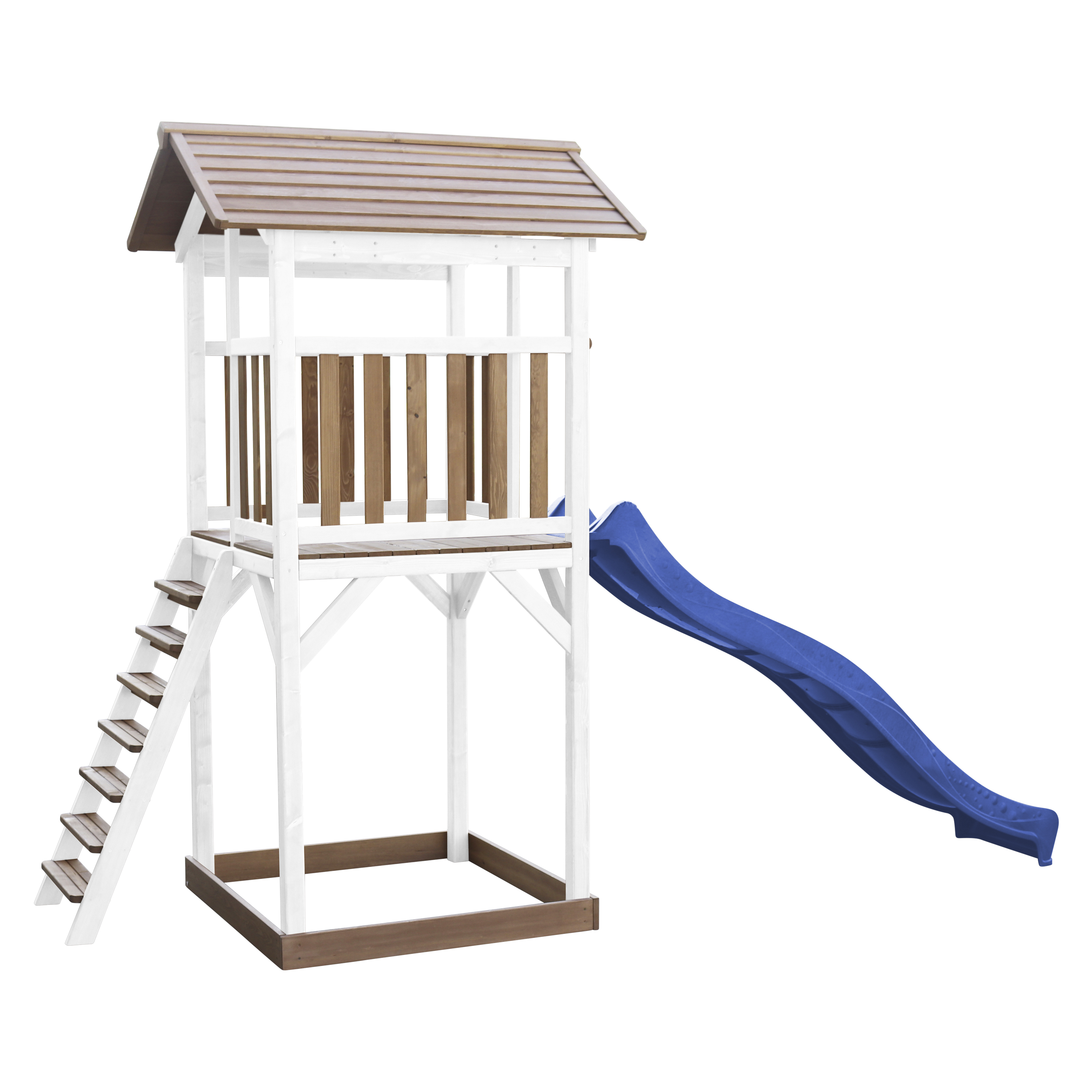 AXI Beach Tower Brown/White - Blue Slide