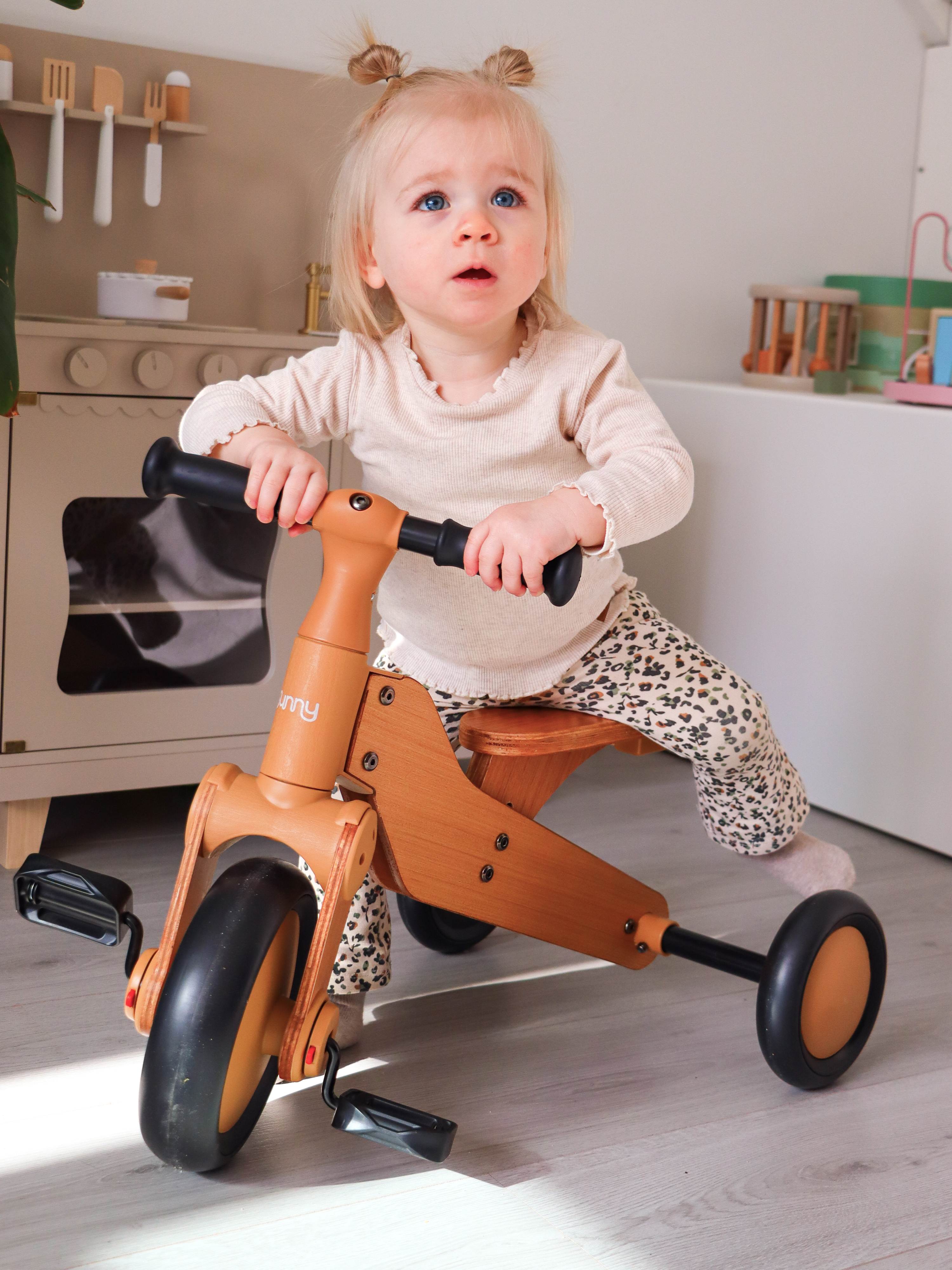 Sunny Walker 2-in-1 Wooden Balance Bike 1000