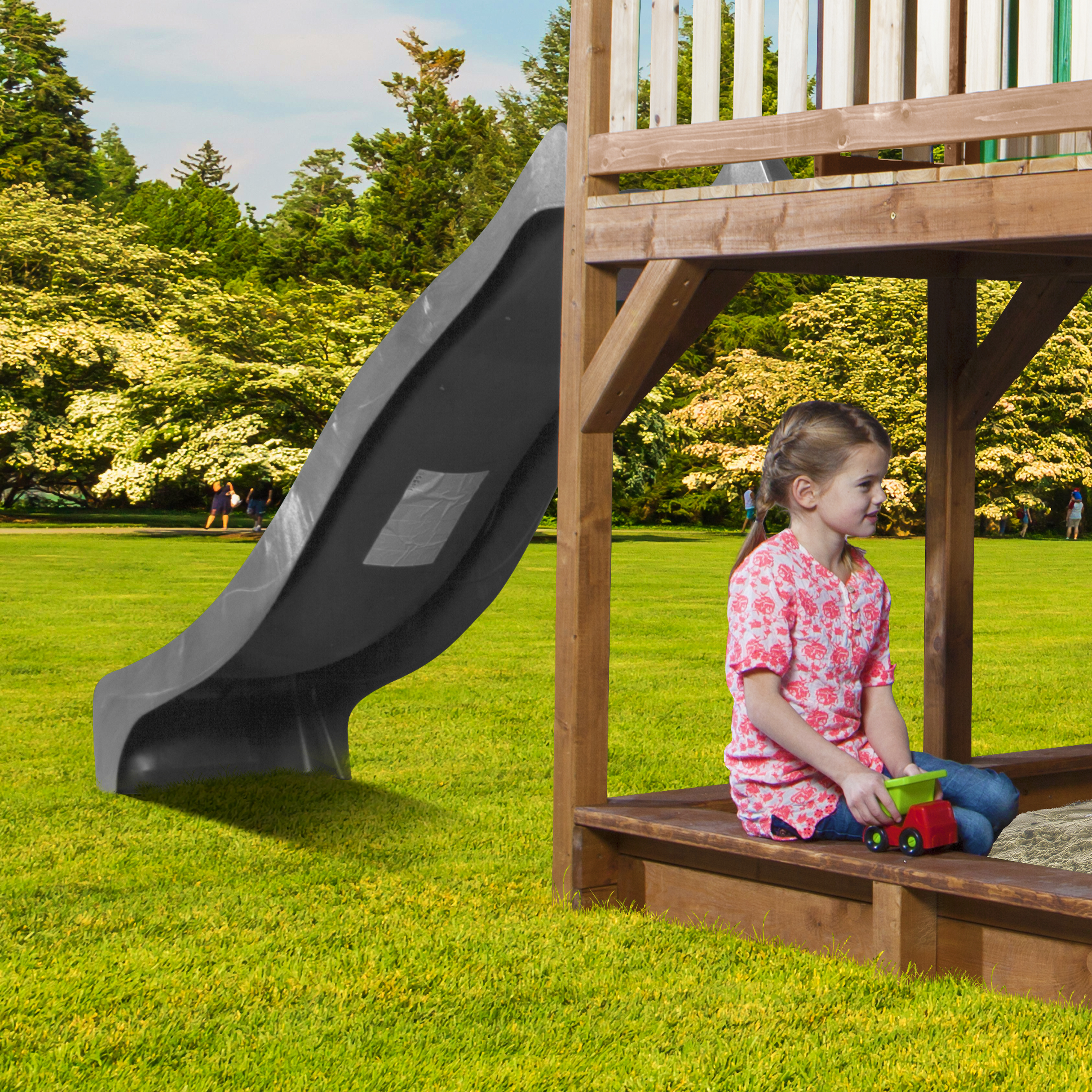 AXI Liam Playhouse Brown/Green - Grey Slide