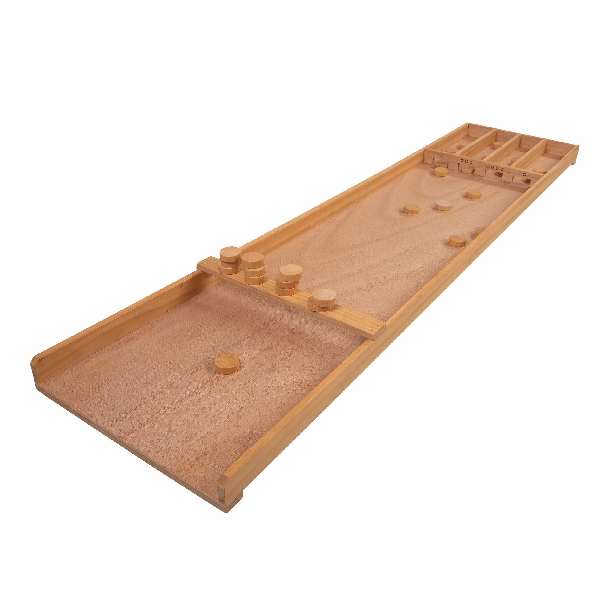 Longfield Shuffleboard Klein Holz 120cm