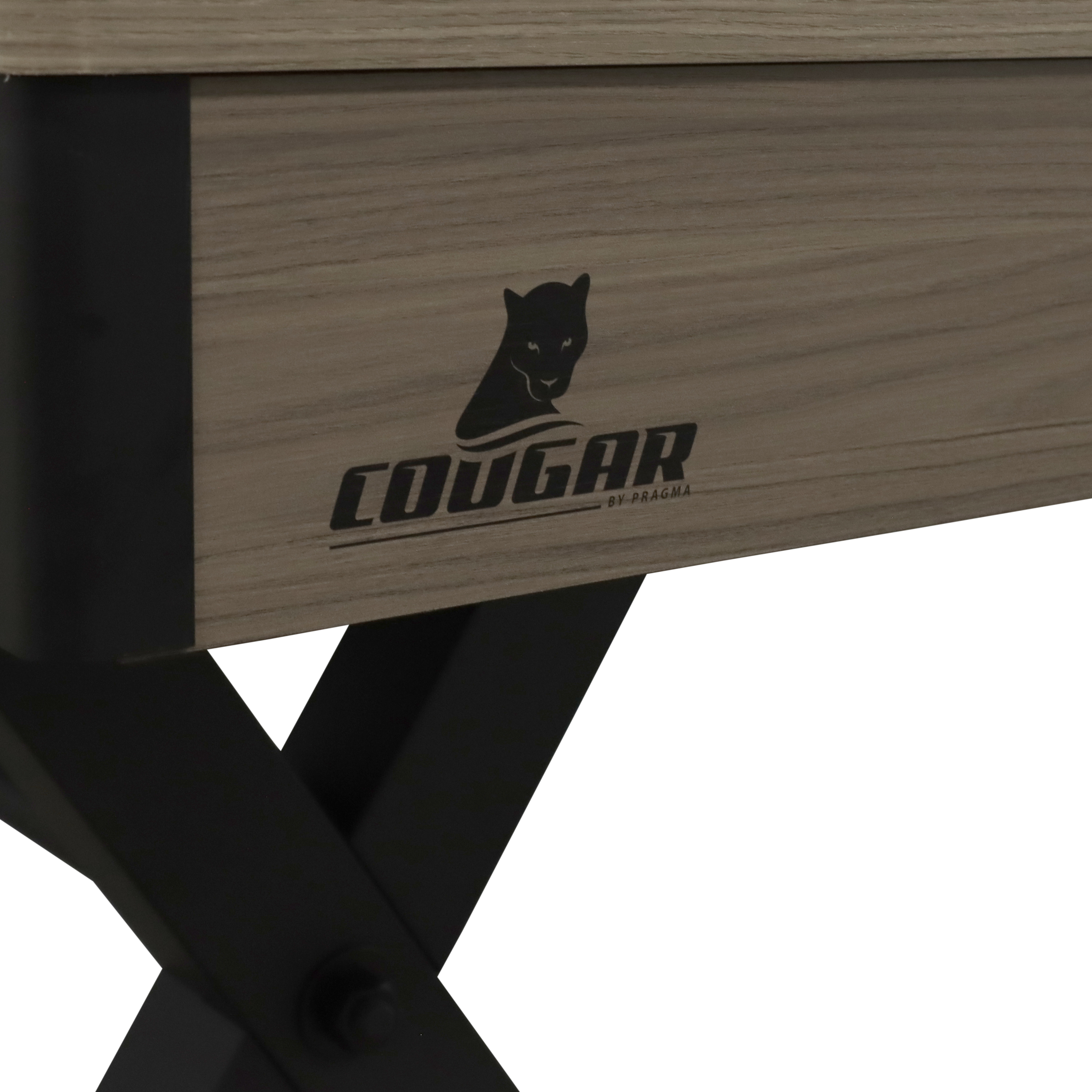 Cougar Mason American Shuffleboard Table Oak/Black