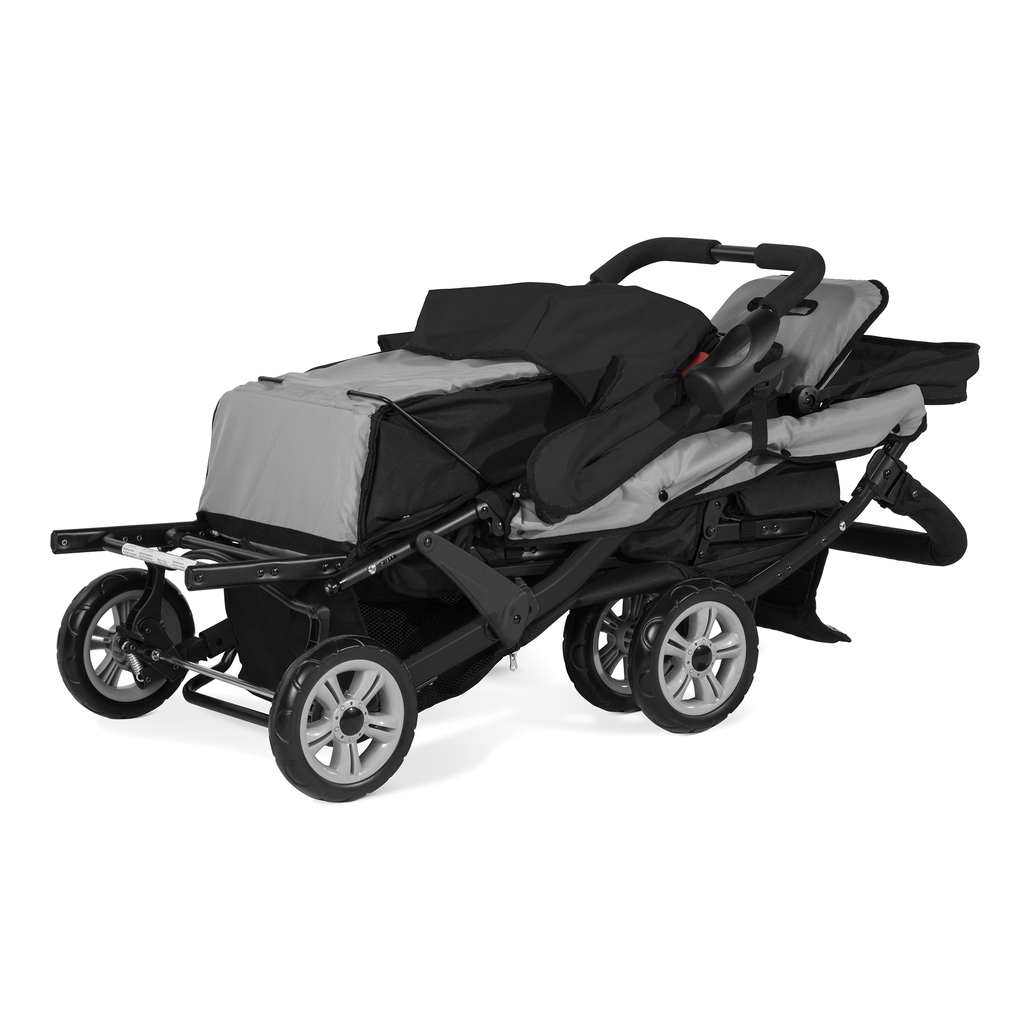 Gaggle Compass Stroller for 3 Children - Black-0849801001164 Gaggle Compass Stroller for 3 Children - Black
