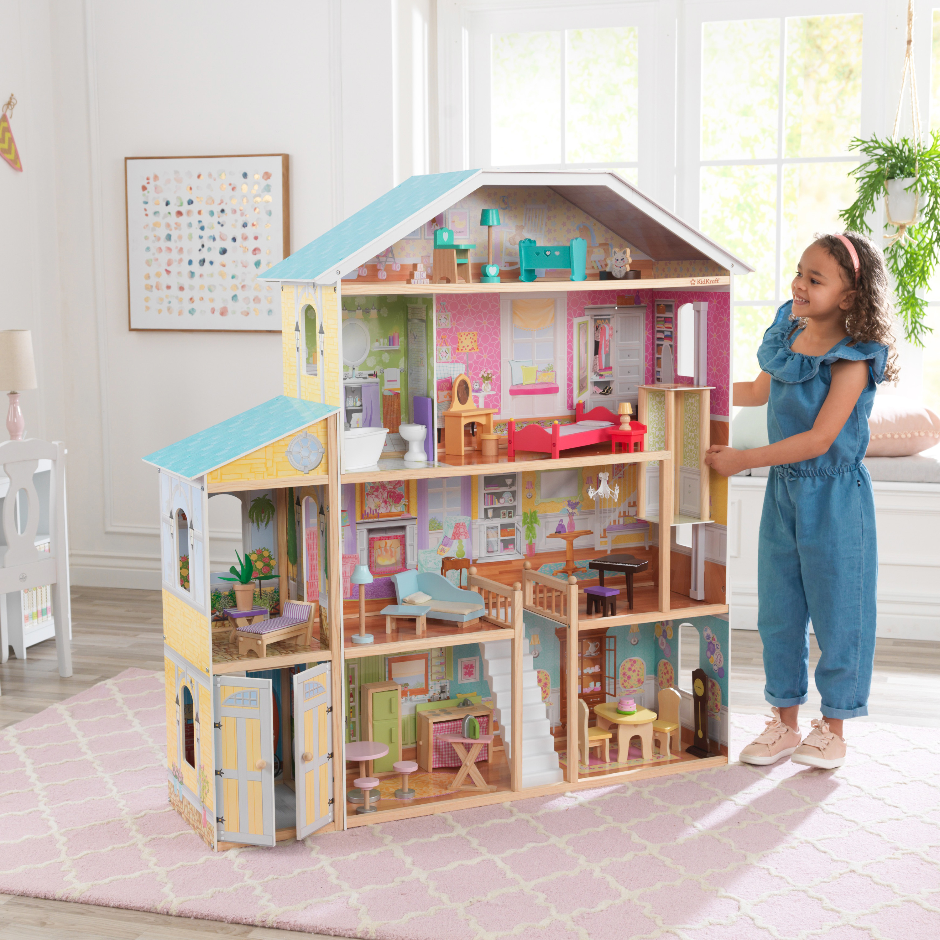 KidKraft Majestic Mansion Dollhouse-0706943652527 KidKraft Majestic Mansion Dollhouse