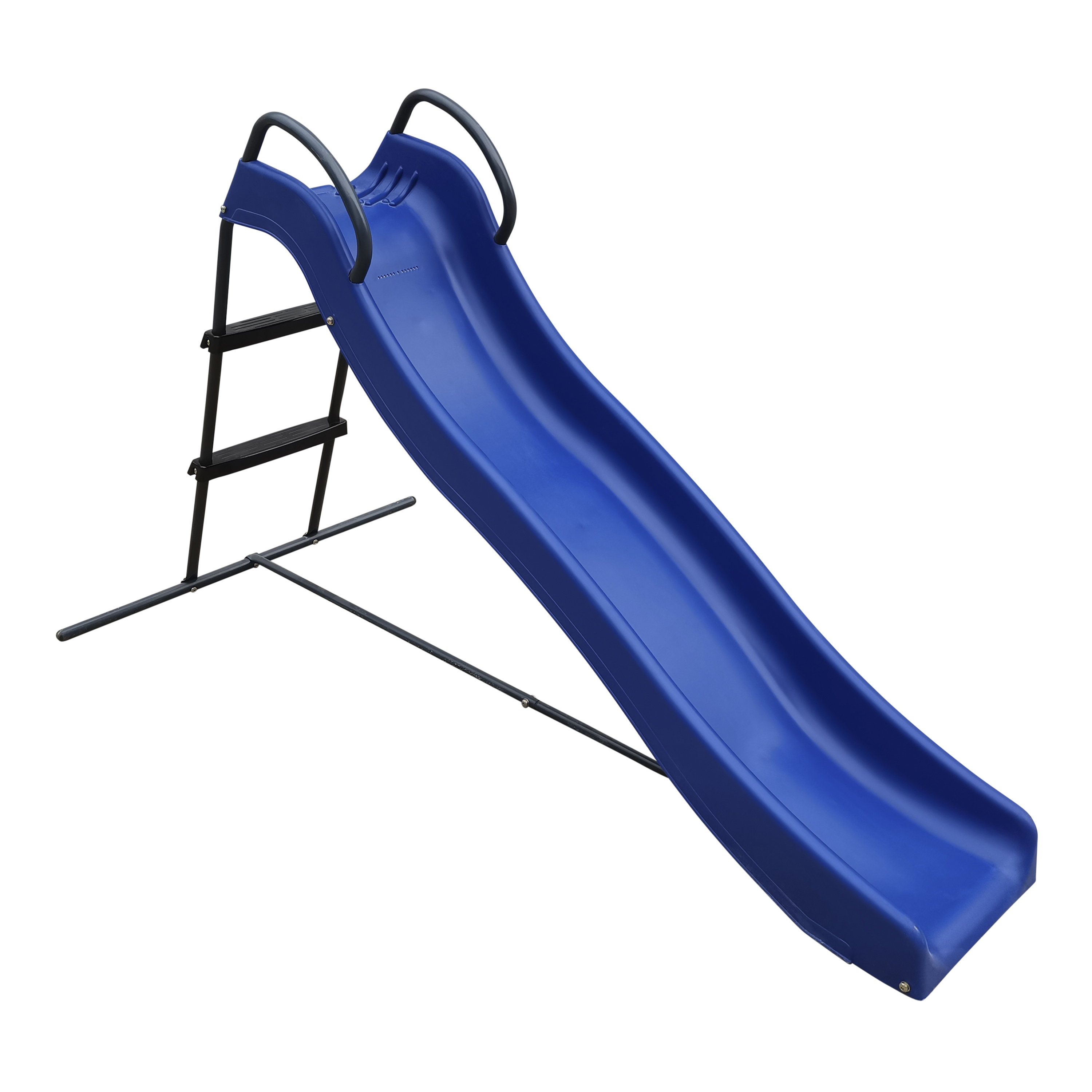 AXI Freestanding Slide with water connection 180cm - Blue/Anthracite 