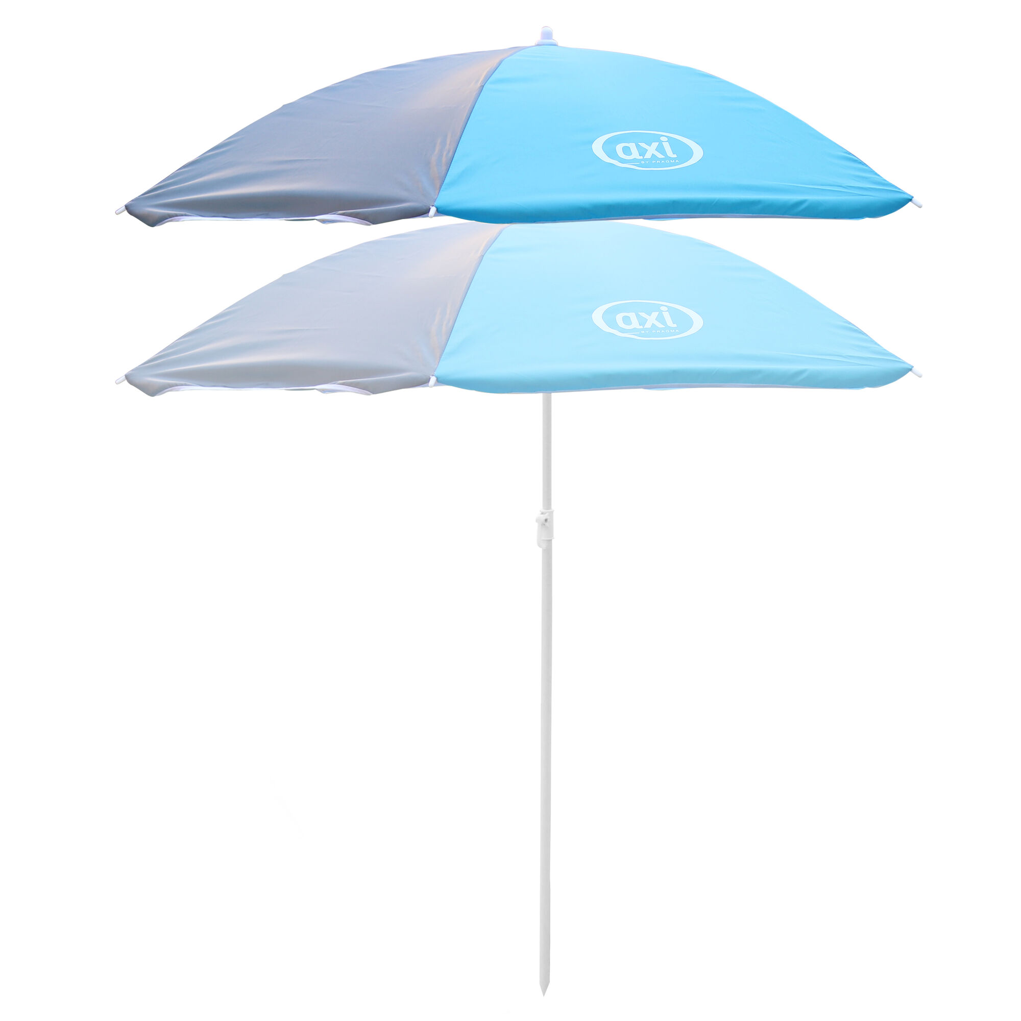 productfoto AXI Parasol ?125 cm - Grijs/blauw
