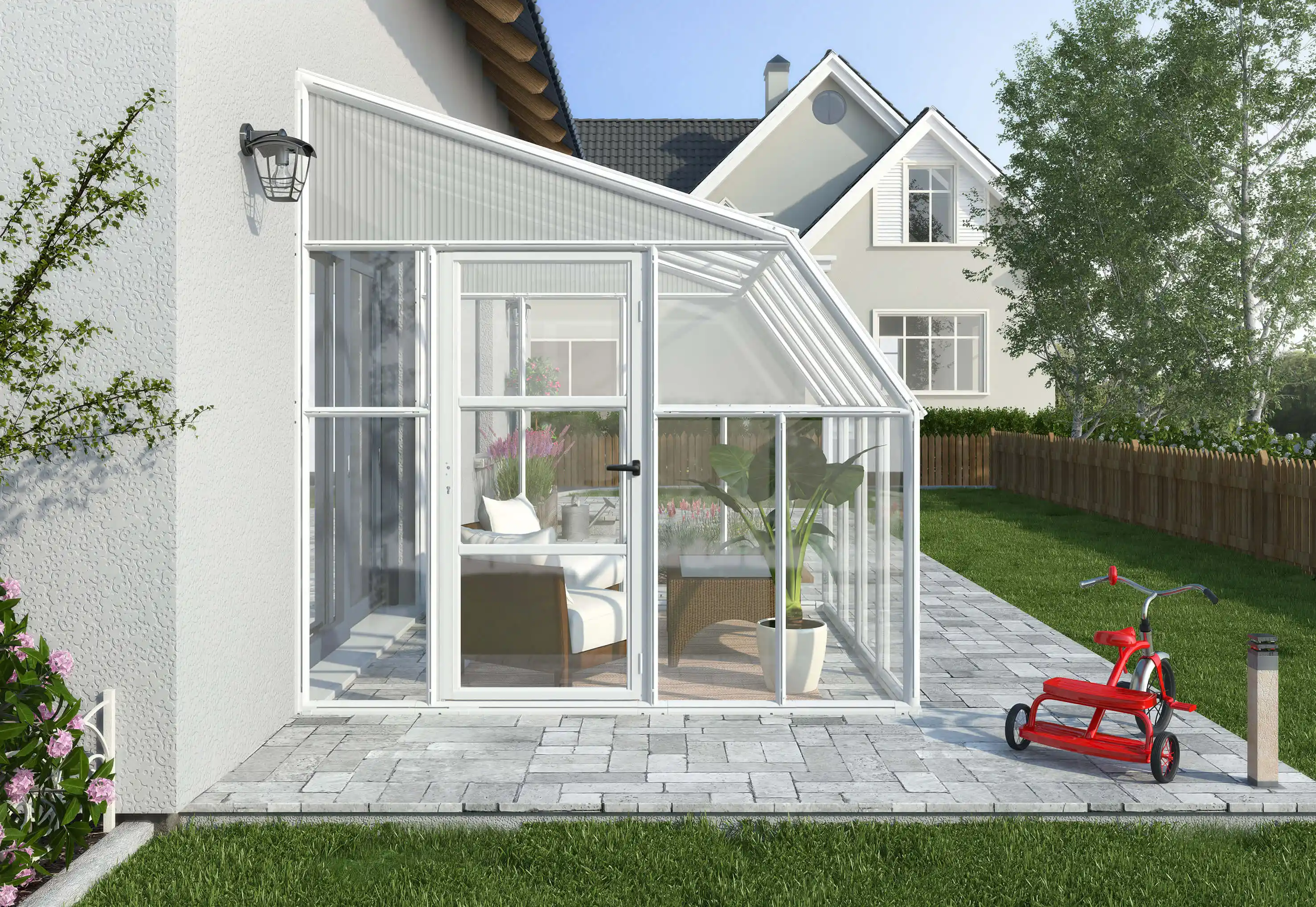 Canopia Sun Room 260X257 cm veranda en Solarium Wit Helder