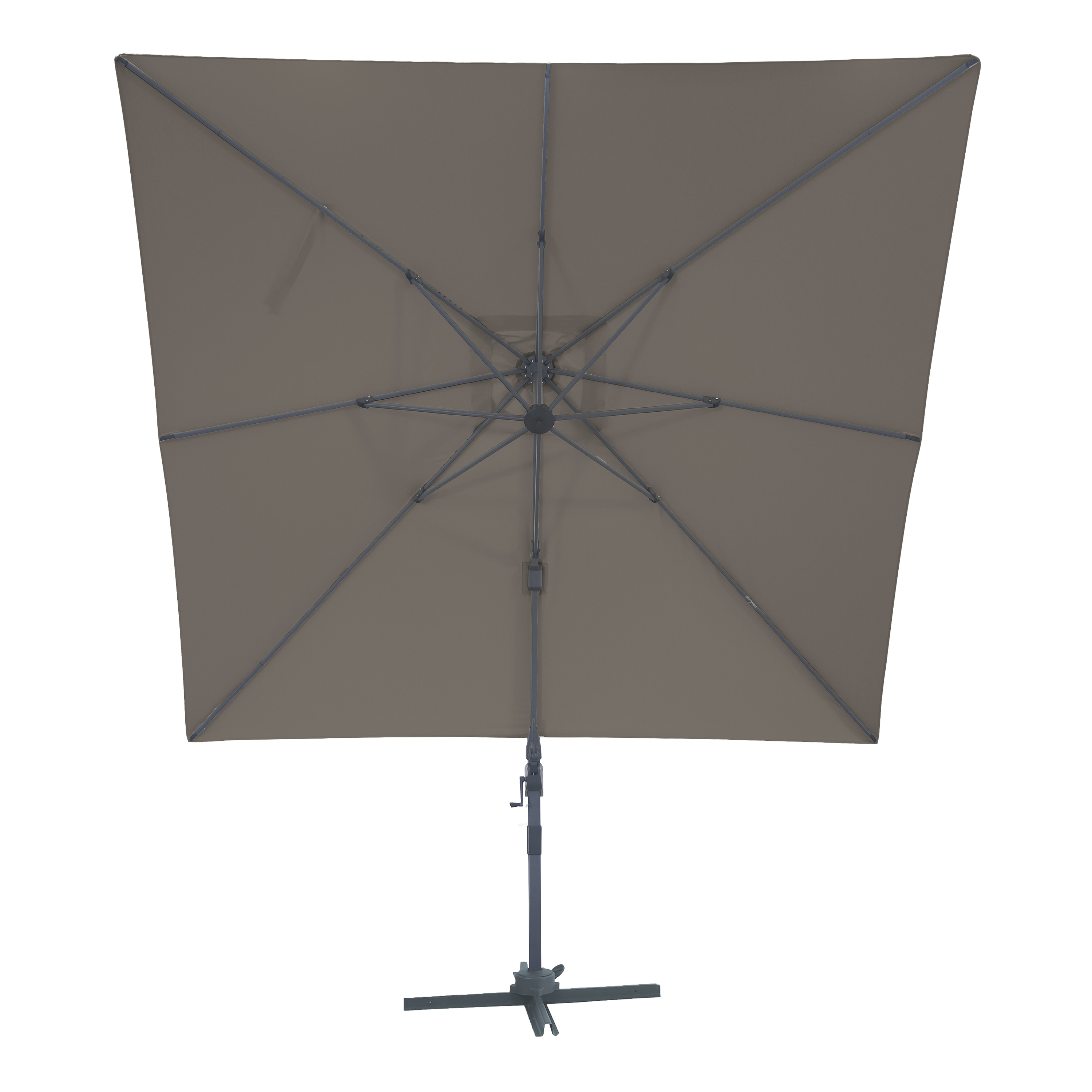 AXI Alina Cantilever Parasol 300x300cm Anthracite/Taupe