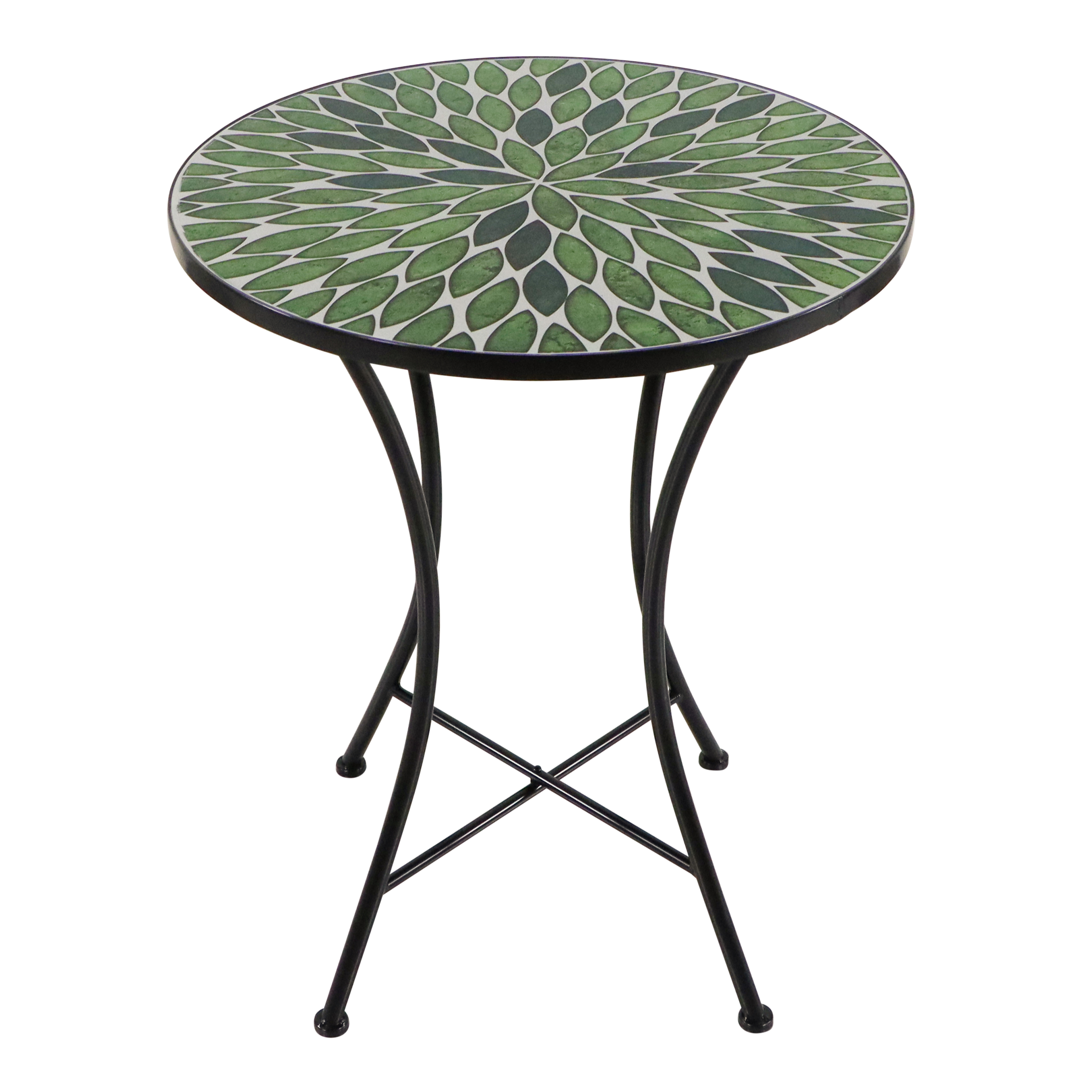 AXI Amélie Mosaik Bistro Set Blätter Grün