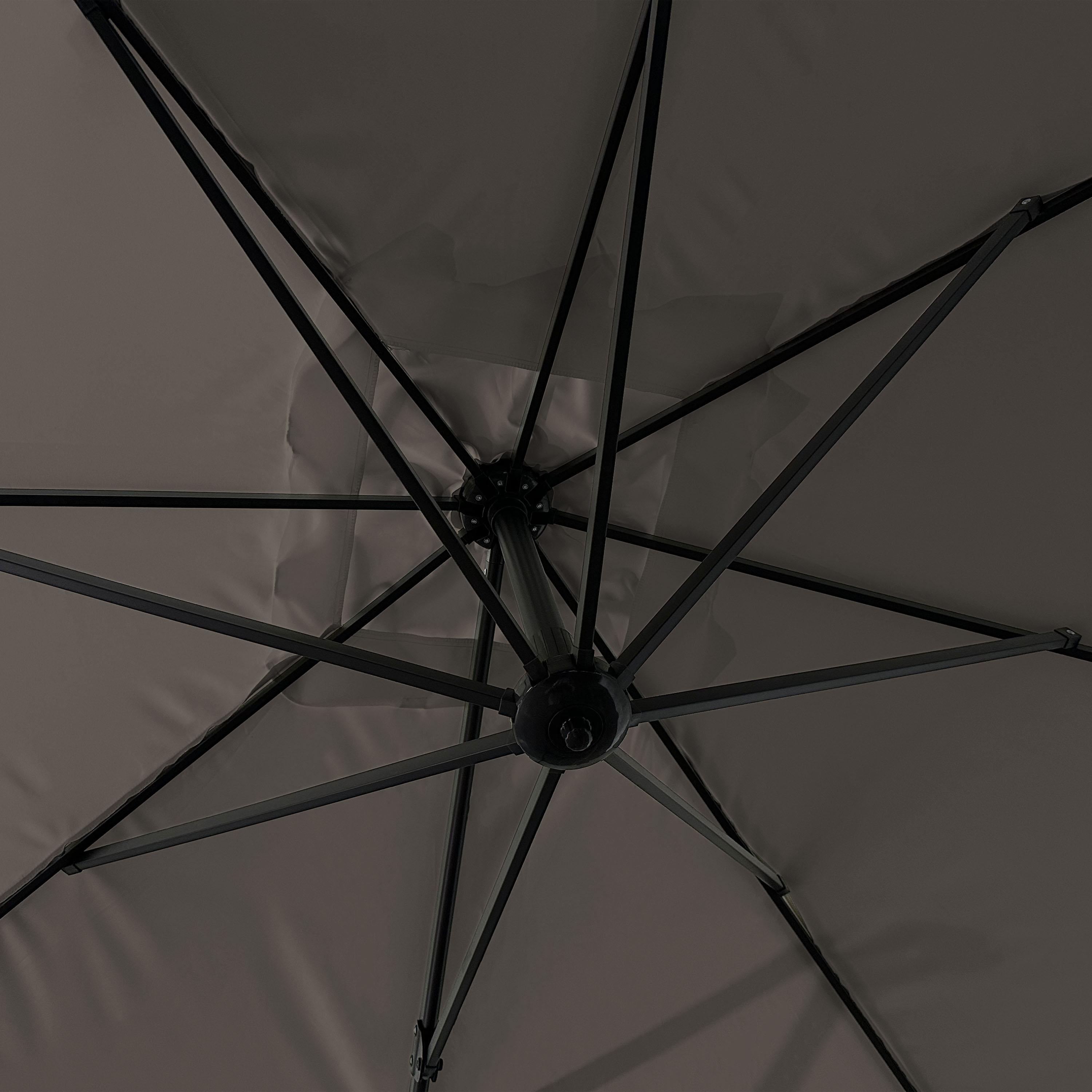 AXI Mira Cantilever Parasol 300x300cm Anthracite/Taupe
