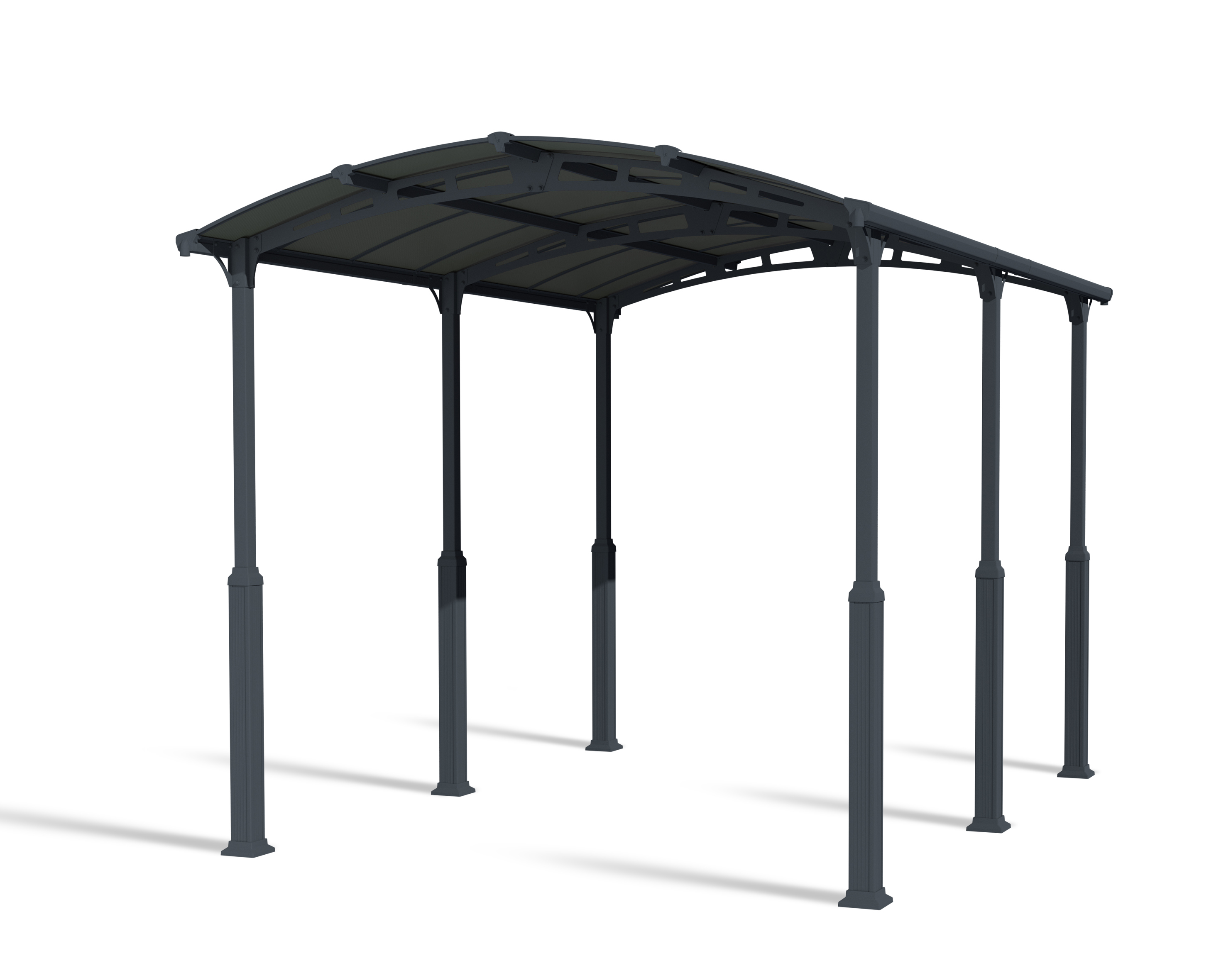 Canopia Alpine Wohnwagen Carport und Bootshaus 507X360X307cm Dunkelgrau